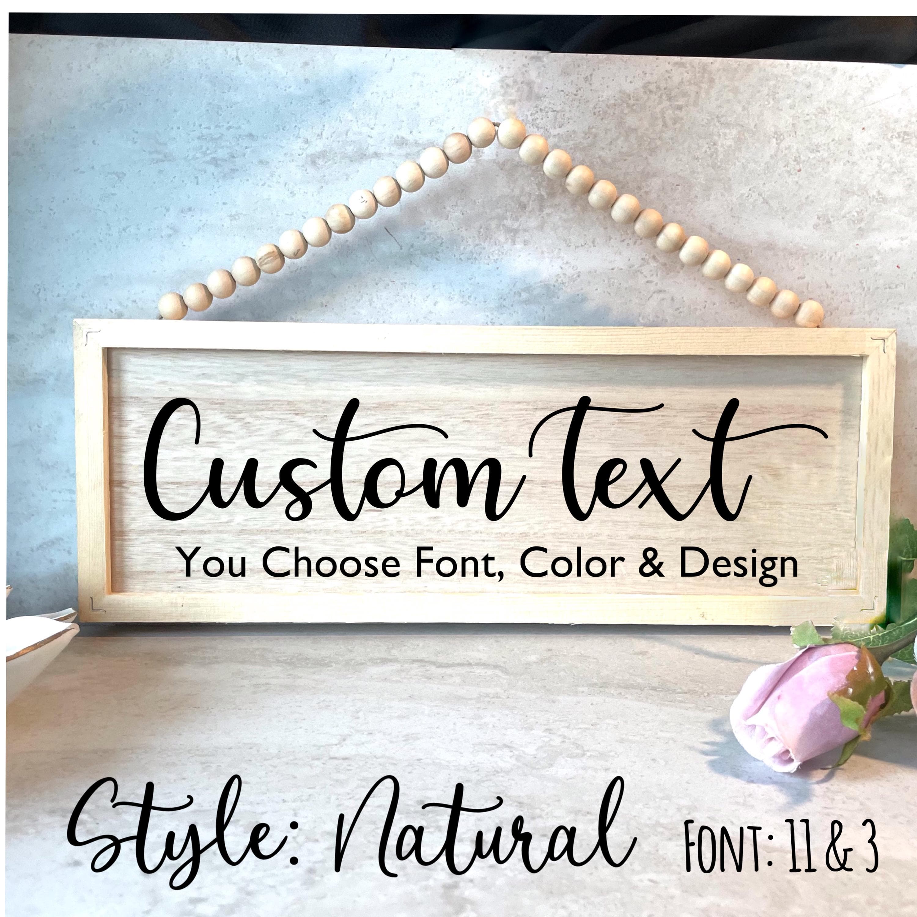 Custom sign, Custom Quote Sign, Custom Wood Sign, Personalized sign, Custom Sign for home, Custom Door Sign, Reversible Wooden Sign, Gifts