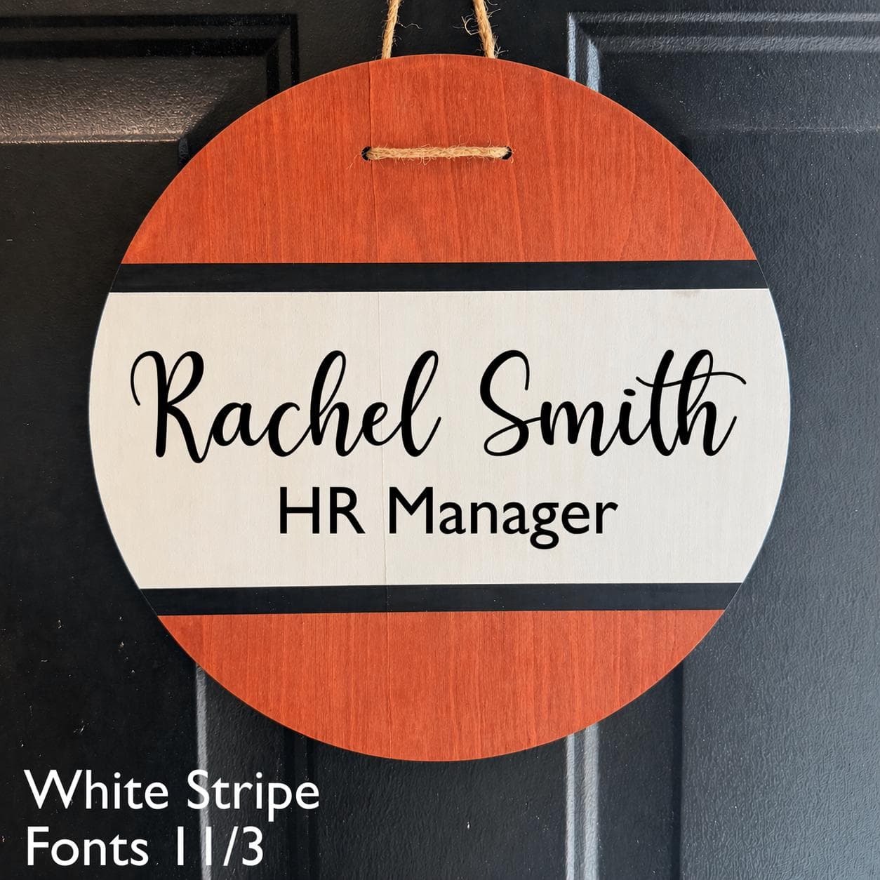Custom office door sign, In session Door hanger, do not disturb personalized door hanger, Custom Quote Sign, Wooden hanging reversible sign