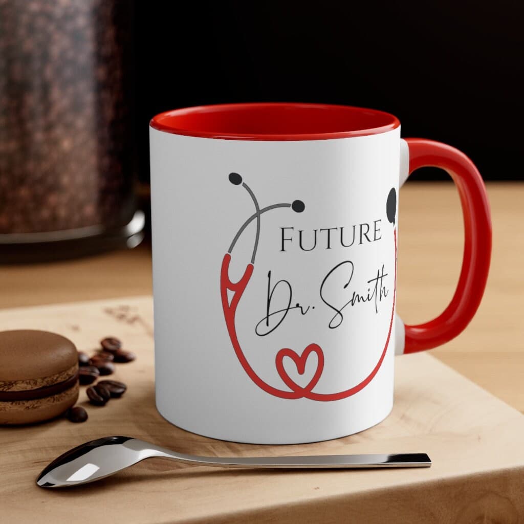 Future Doctor Gift Coffee Mug, Gifts for Med students medical student, gift for physician gift for Doctor MD - image 3