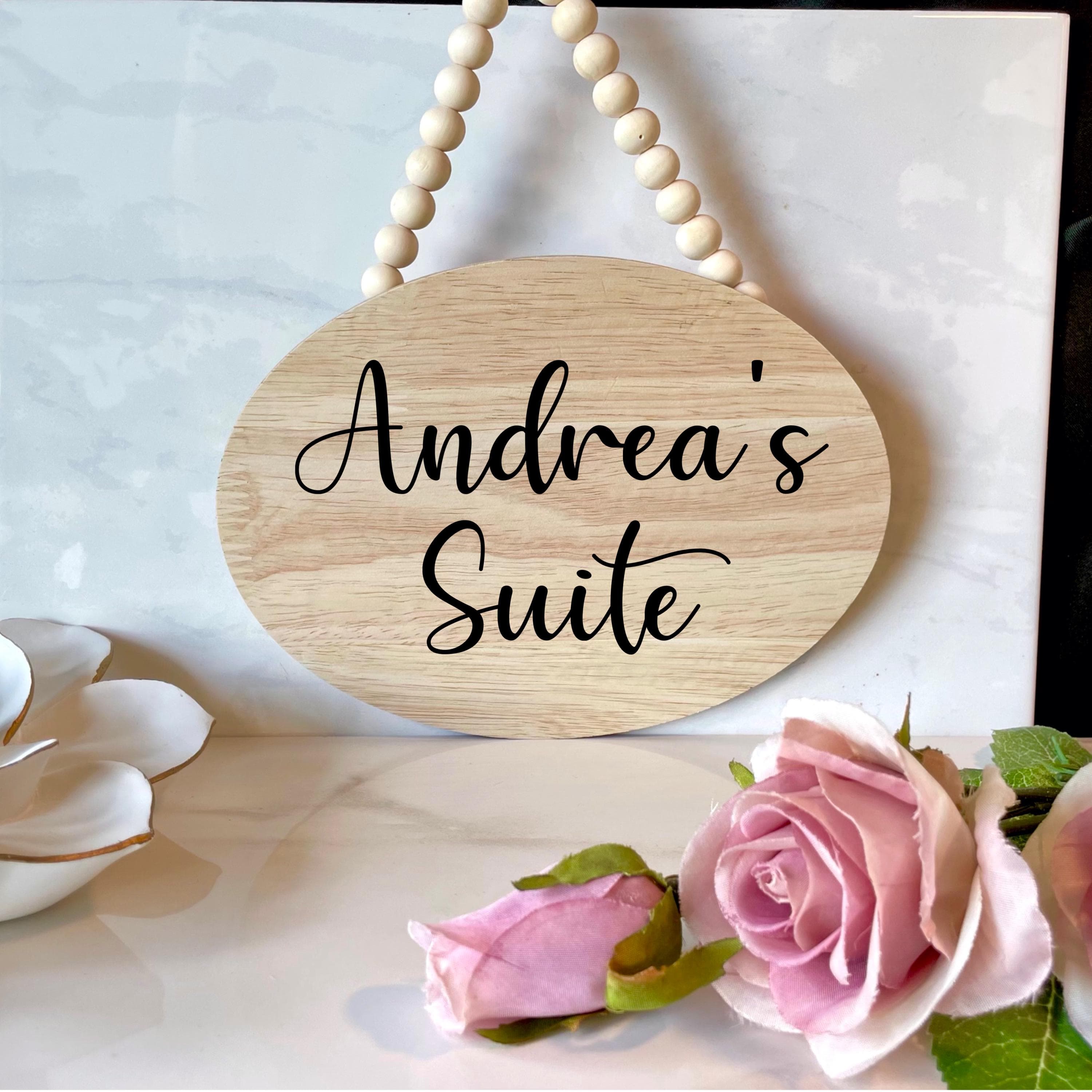 Small Custom sign, Oval wood sign reversible sign, personalized sign, door hanger wall decor hanging wall decor, reversible custom door sign