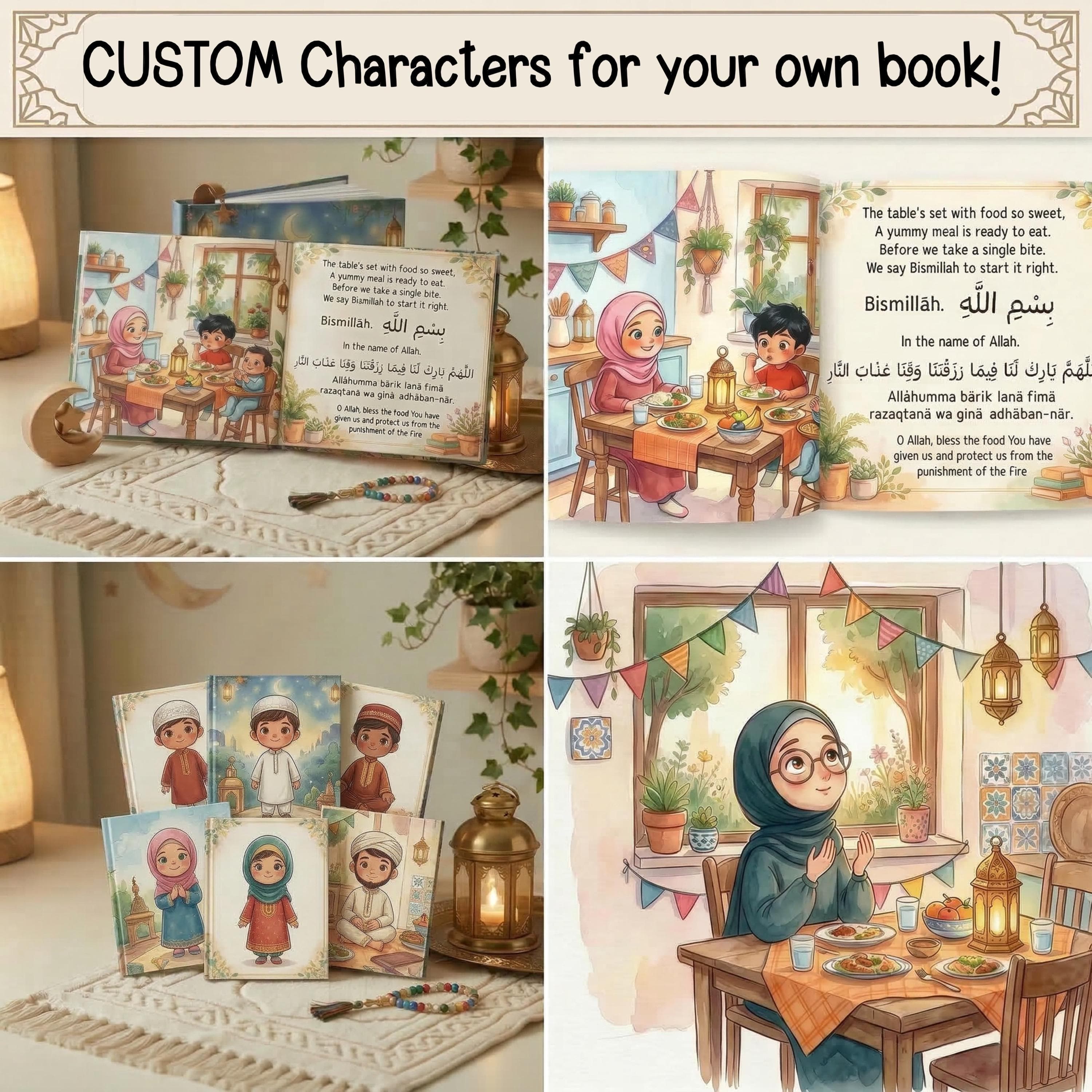Personalized Book of Duas For Kids, Quran and sunnah duas for kids, Muslim children gifts, Ramadan and Eid Gifts for Kids - image 5