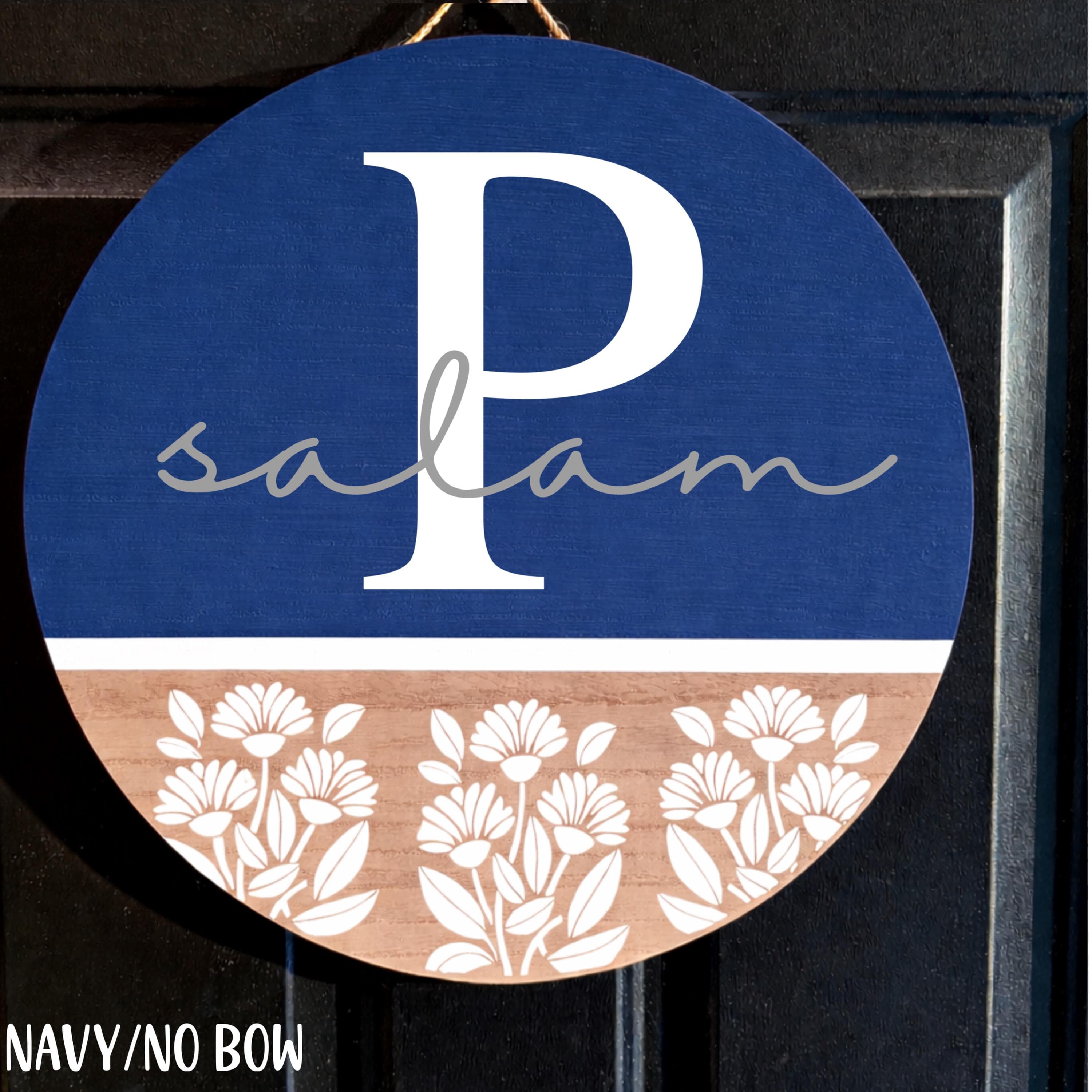 Salam welcome door Sign, personalized welcome Door sign, Custom Islamic door decor, Eid gift, Ramadan gift, Muslim family gift, Islamic gift - image 5
