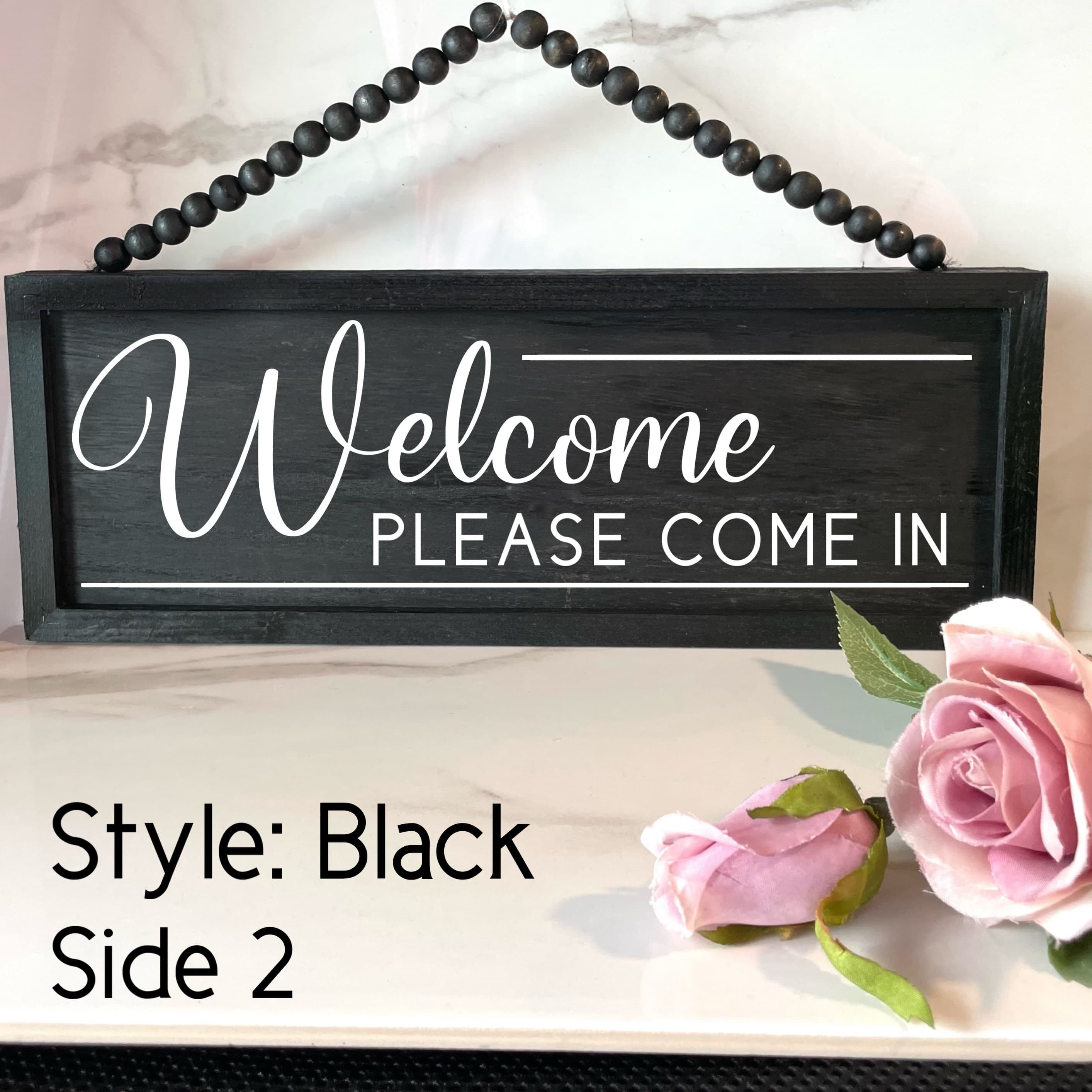 In a meeting sign, Custom door sign, reversible sign, personalized sign, door hanger wall decor hanging wall decor, reversible custom sign - image 4