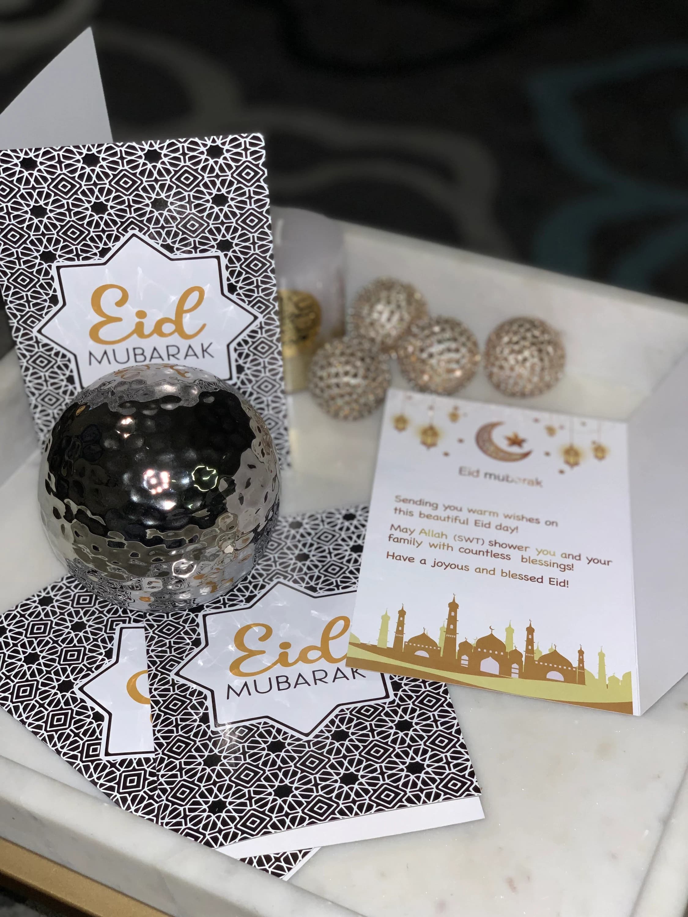 Eid Mubarak Greeting Cards 6 in a Pack - image 4
