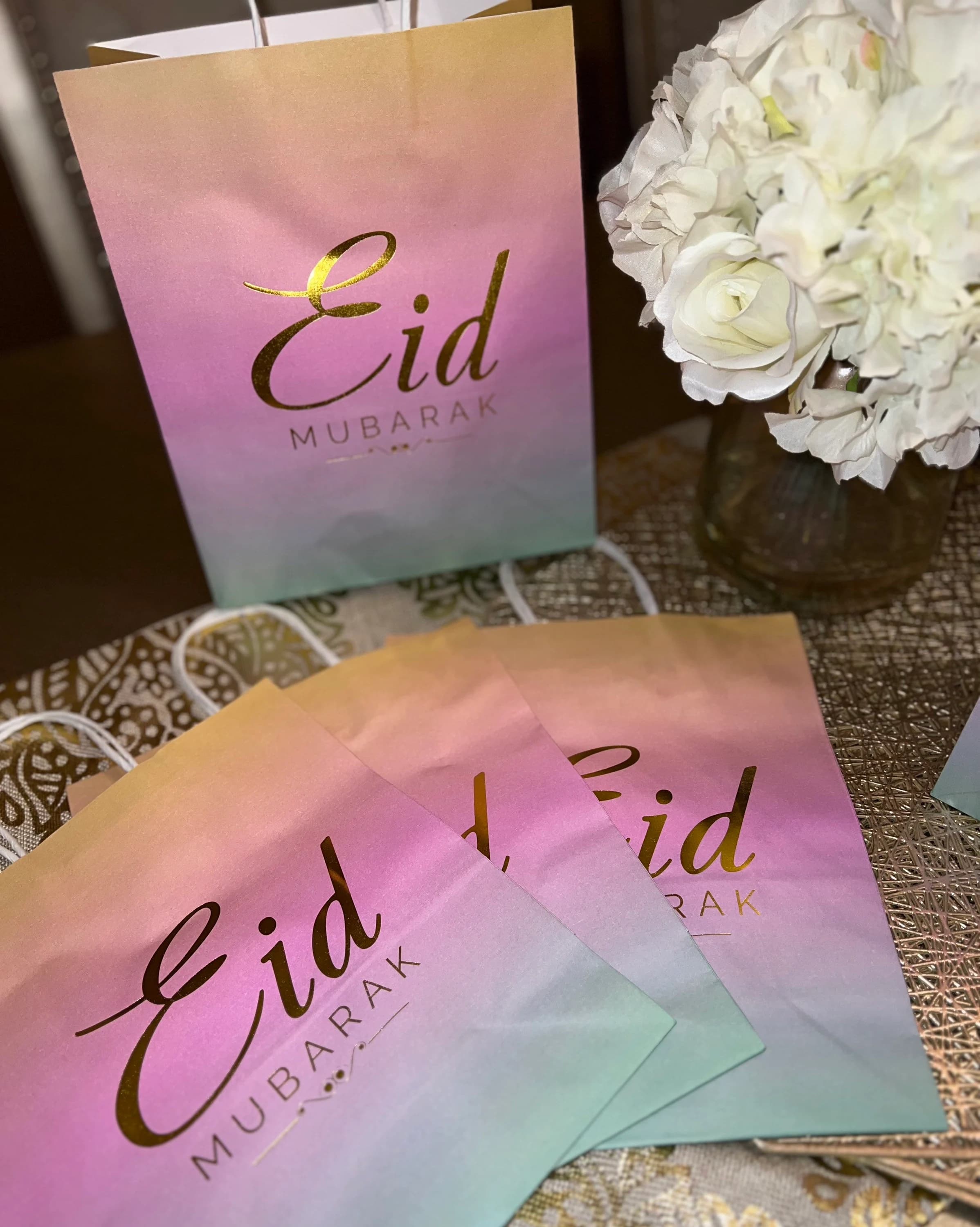 Eid Mubarak Gift/Favor Bags pack of 12
