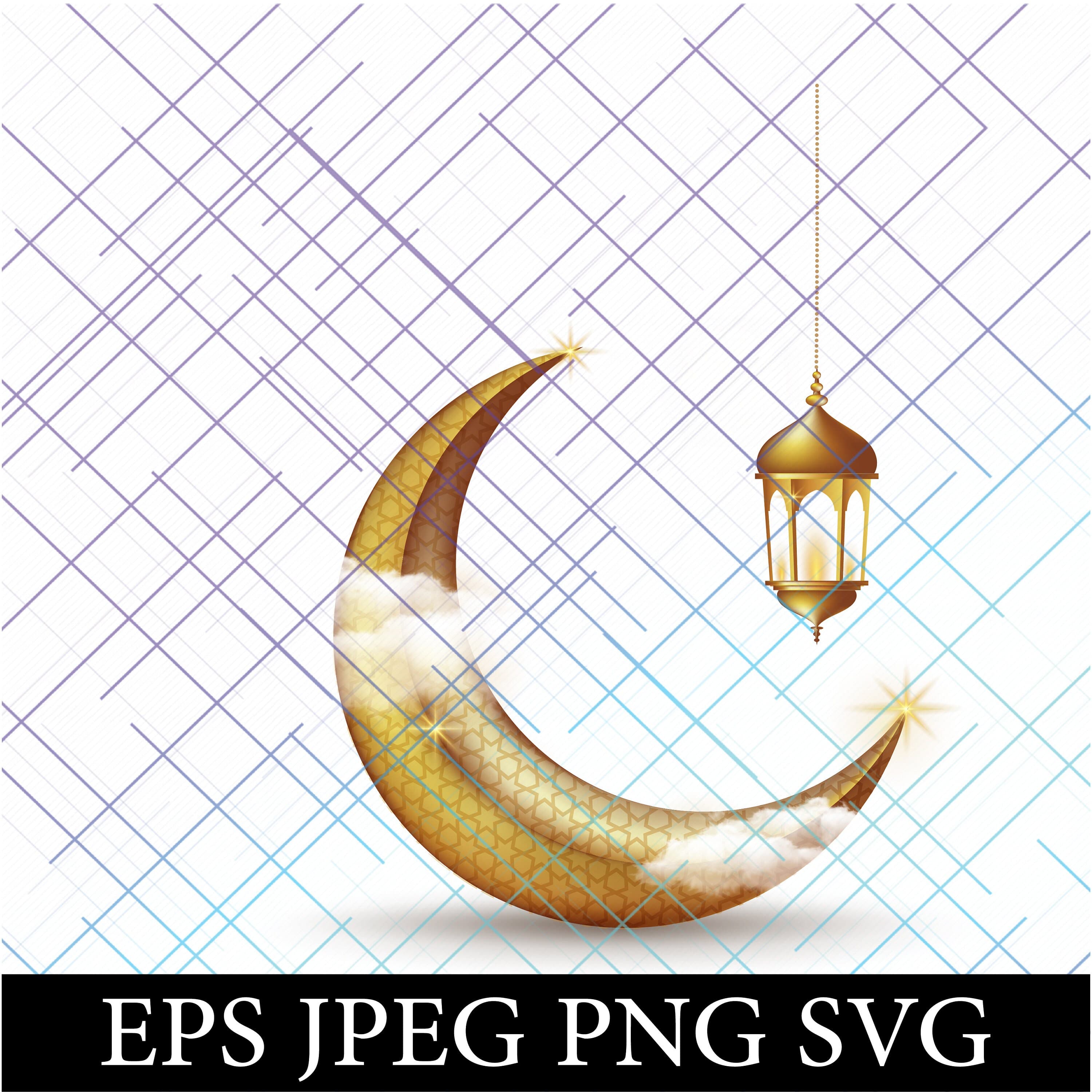 3D Ramadan Kareem Lanterns. Jpeg, Png. Instant Digital Download. - image 4