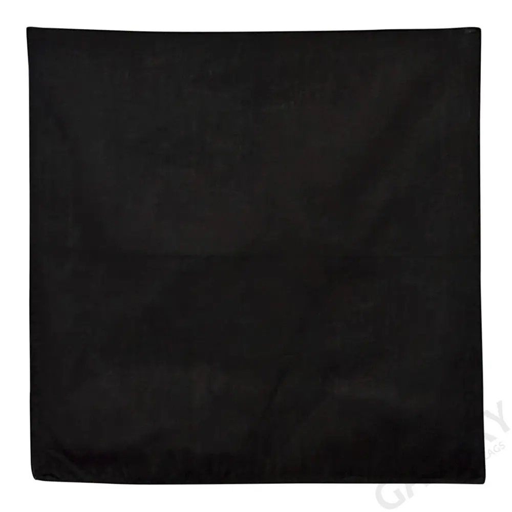 Black Color Bandana / Solid Black Color Flag Bandannas