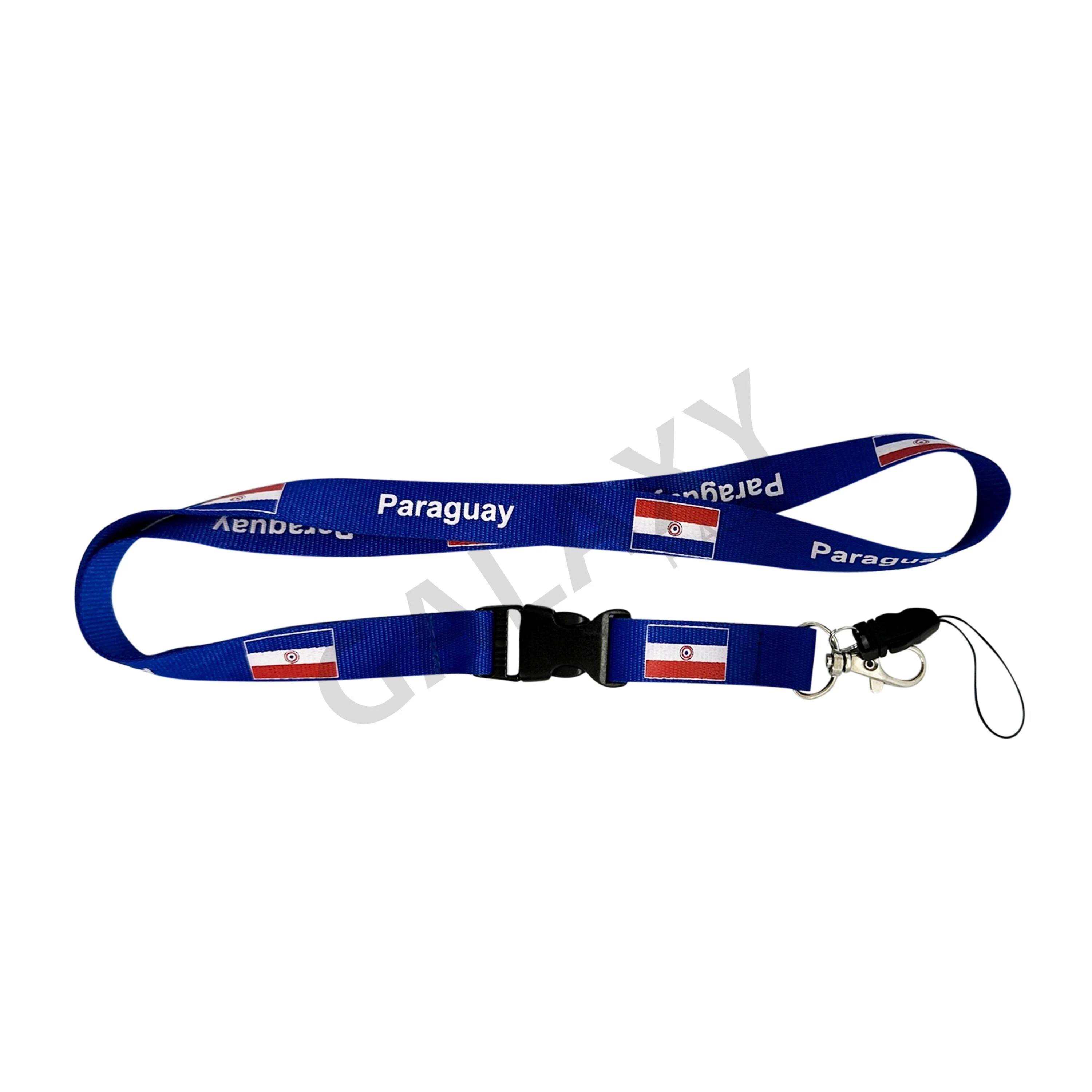 Paraguay Lanyard / Paraguay Flag Lanyard