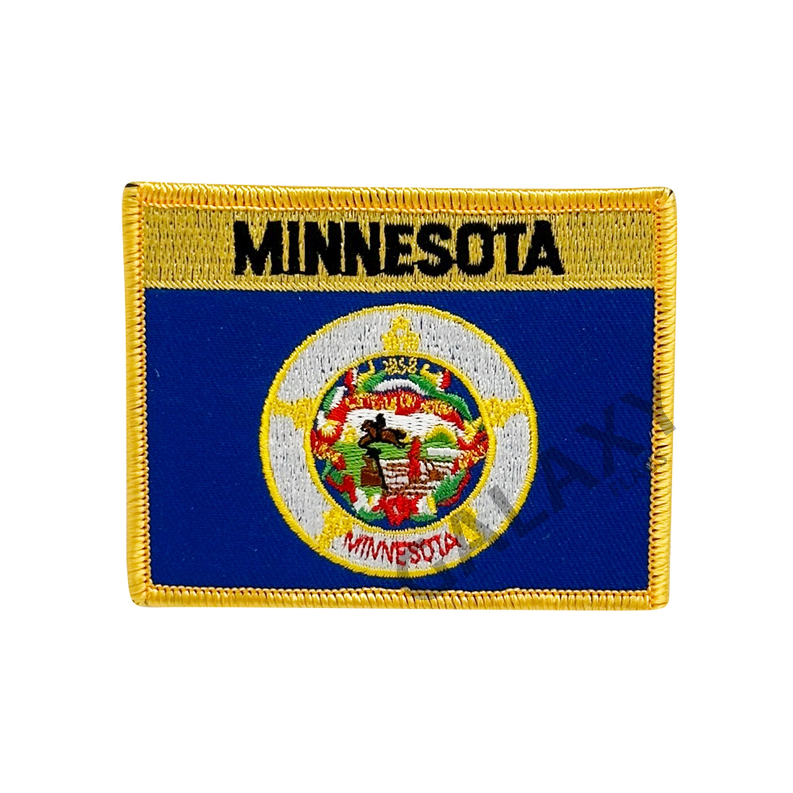 Minnesota Patch / Minnesota Flag Patch / Iron - on or Sew On