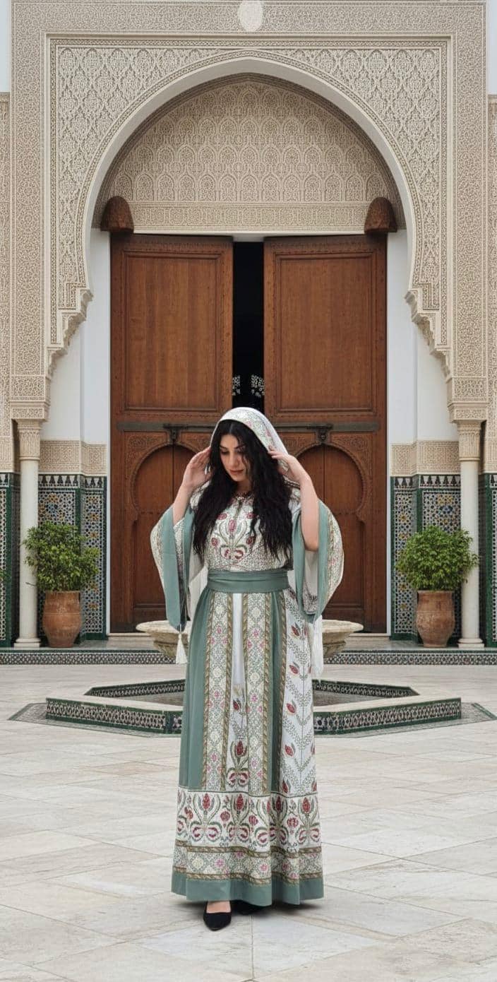 Palestinian Embroidery Authentic Dress (Thobe)