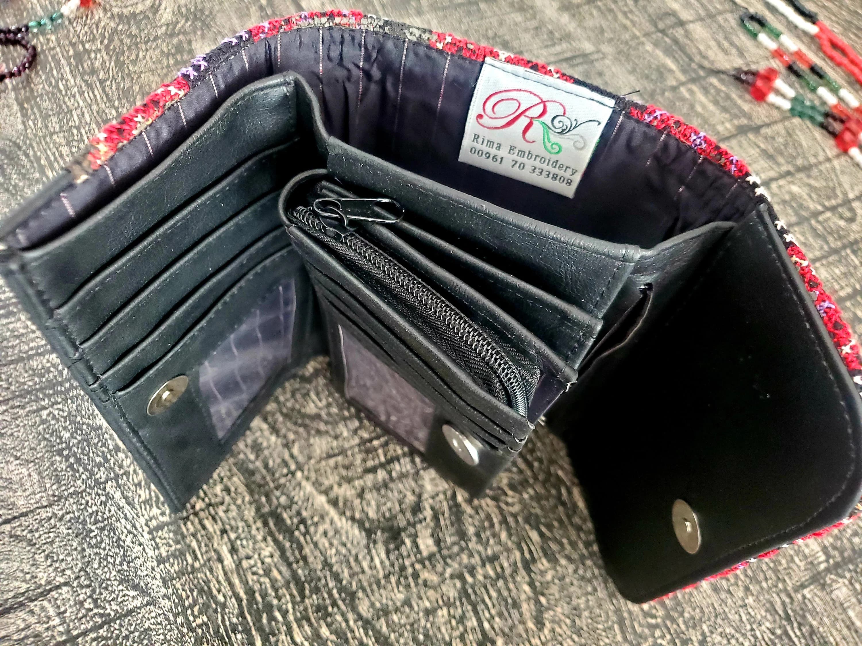 Handmade Embroidery Leather Wallet - image 4