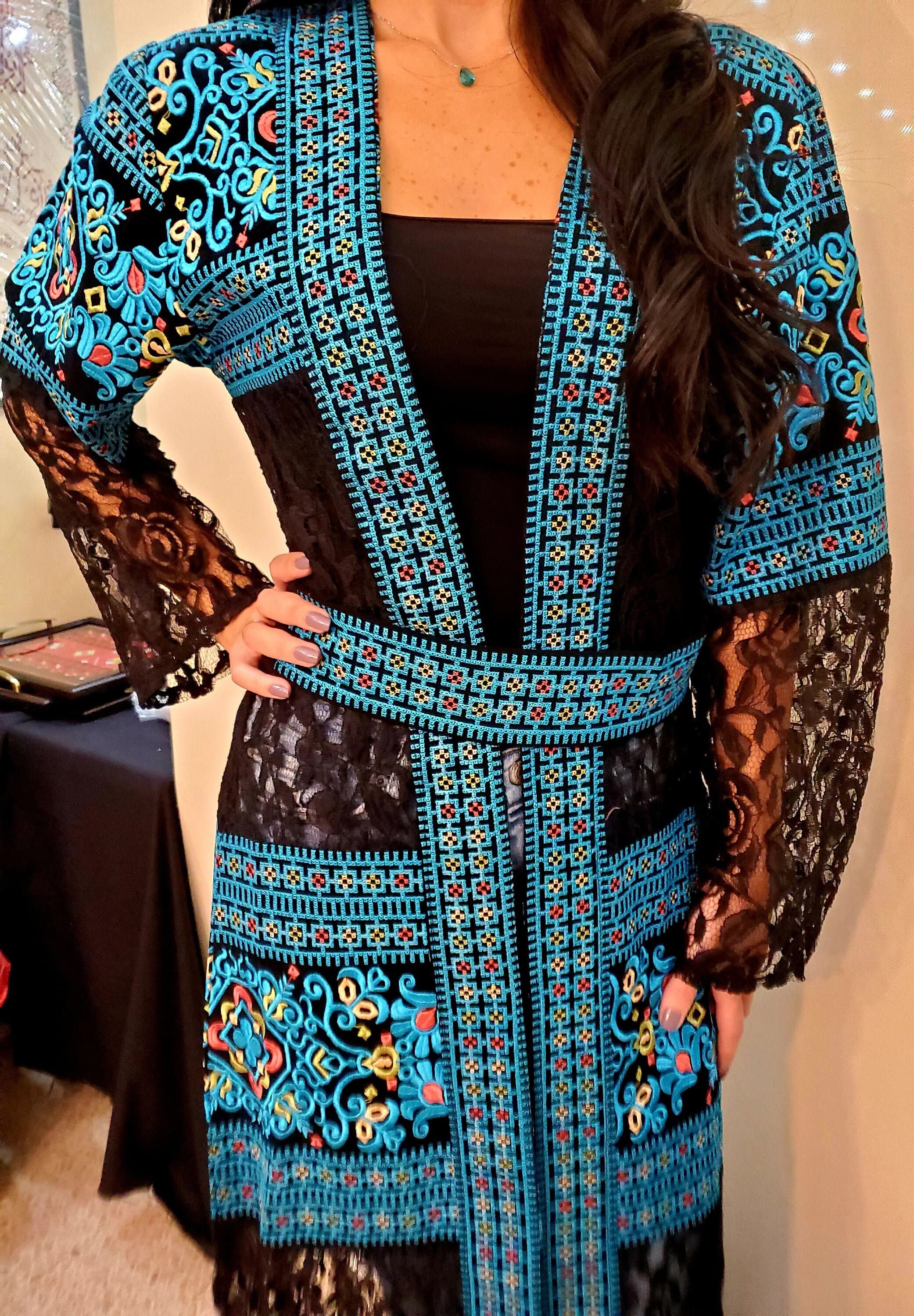 Embroidered Palestinian Cape - image 5