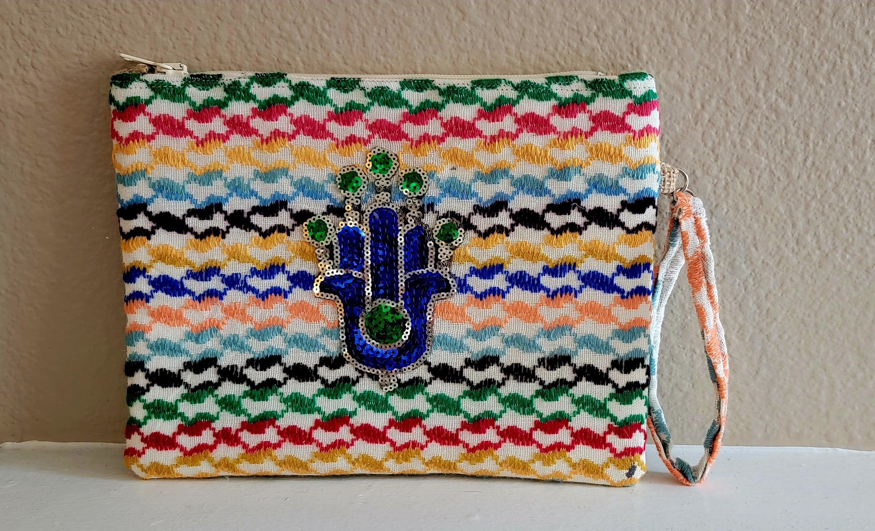 Keffiyeh / Women Handbag-Wristlet Clutch