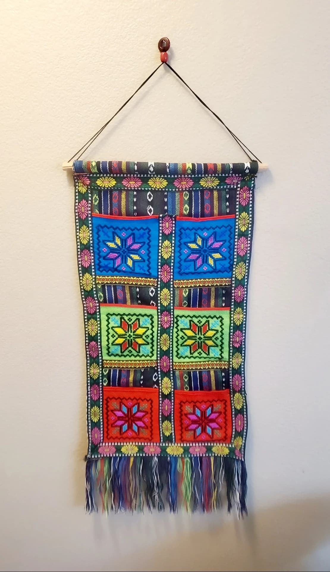 Handmade Wall Multi color Hanger
