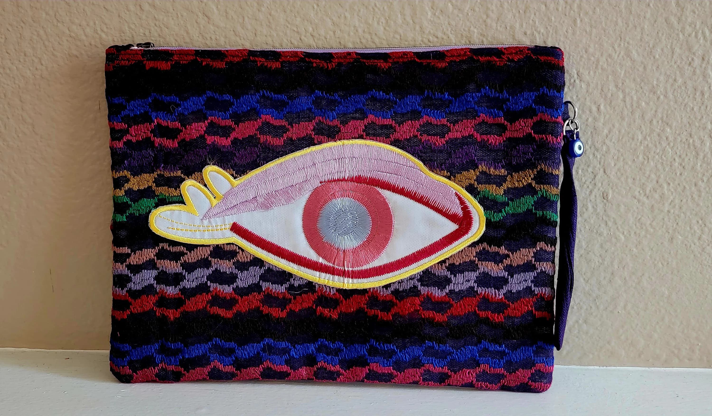 Keffiyeh / Women Handbag-Wristlet Clutch - image 3