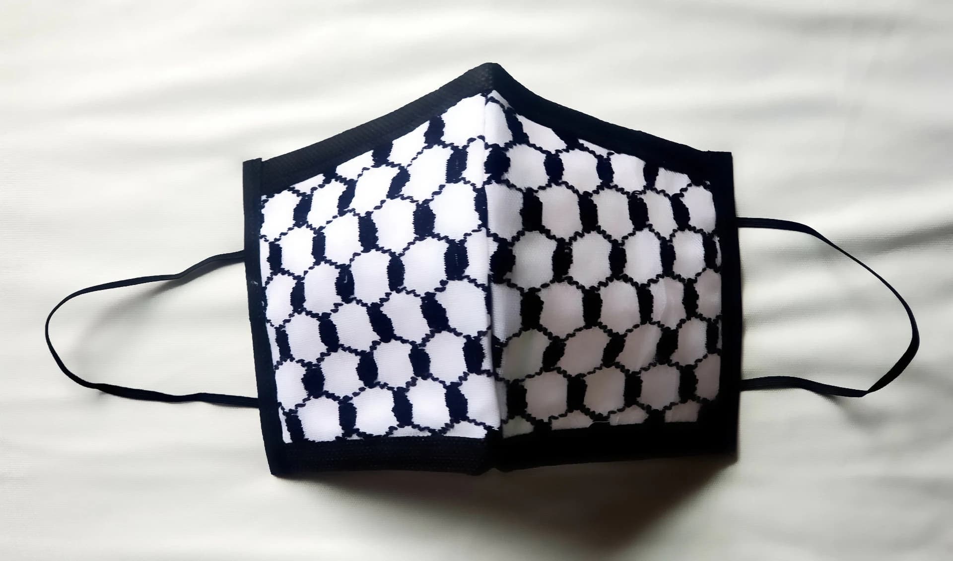 A Three Layer Protective Kofiyeh Mask ماسك الكوفية