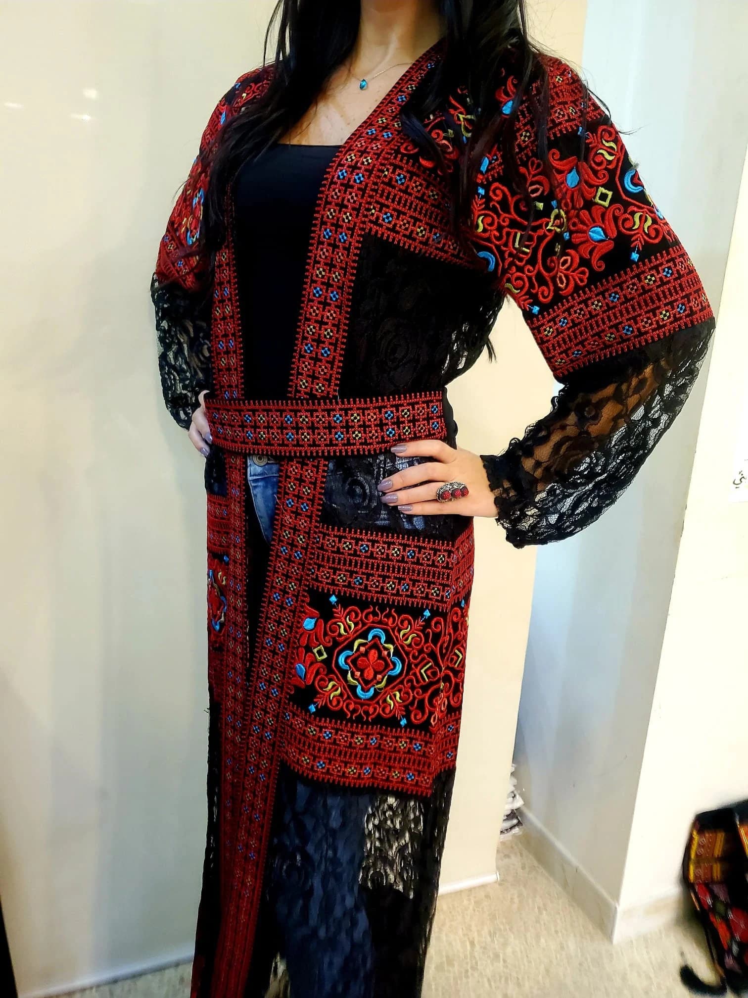 Embroidered Palestinian Cape