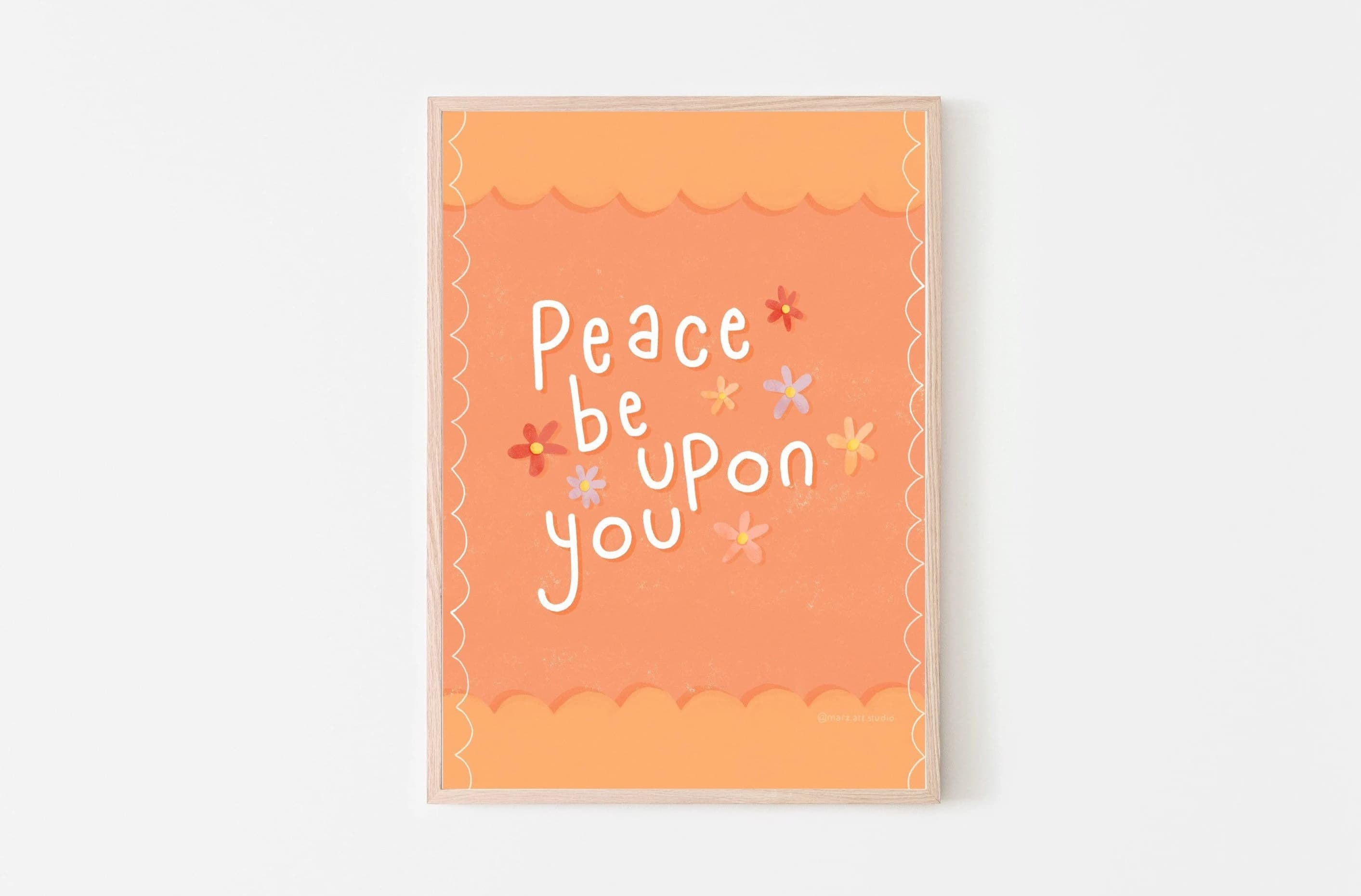Salaam Print | Islamic Kids Print | Childrens Wall Art | Eid Gift for Kids | Childrens Eid Gift | Ramadan Kids Gift | Islamic Nursery