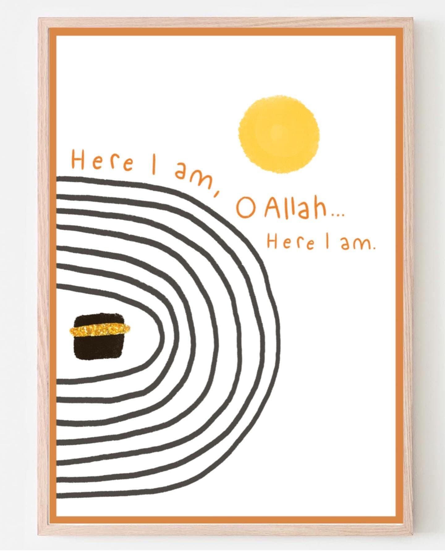 Kaaba Kids Print: Islamic Nursery Art, Eid Gift - image 4