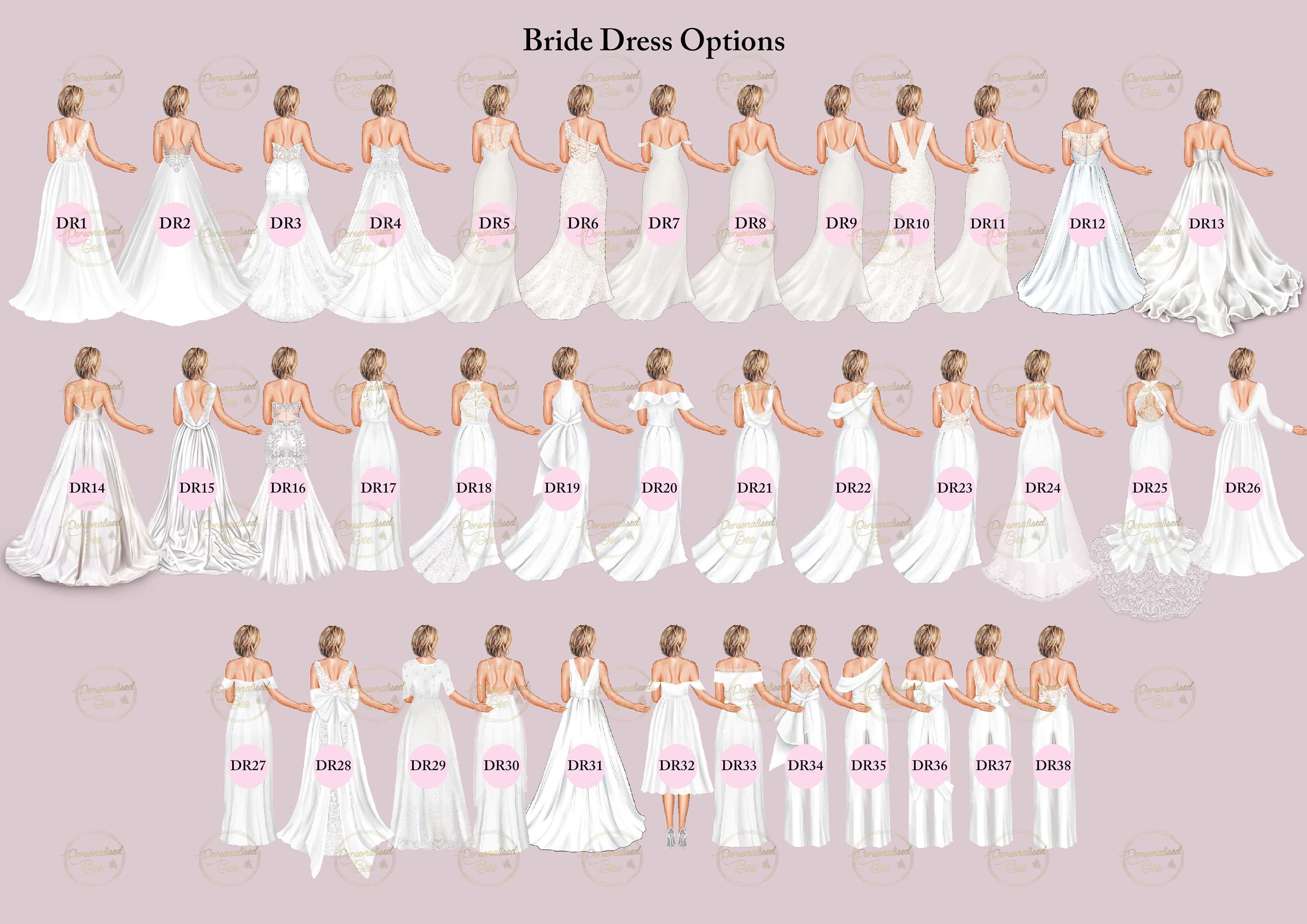 Parents of the Bride Thank you Gift, Gift for Mum and Dad, Personalised Gift from Bride, Wedding Day Gifts, Mother of Bride Portrait Print - image 3