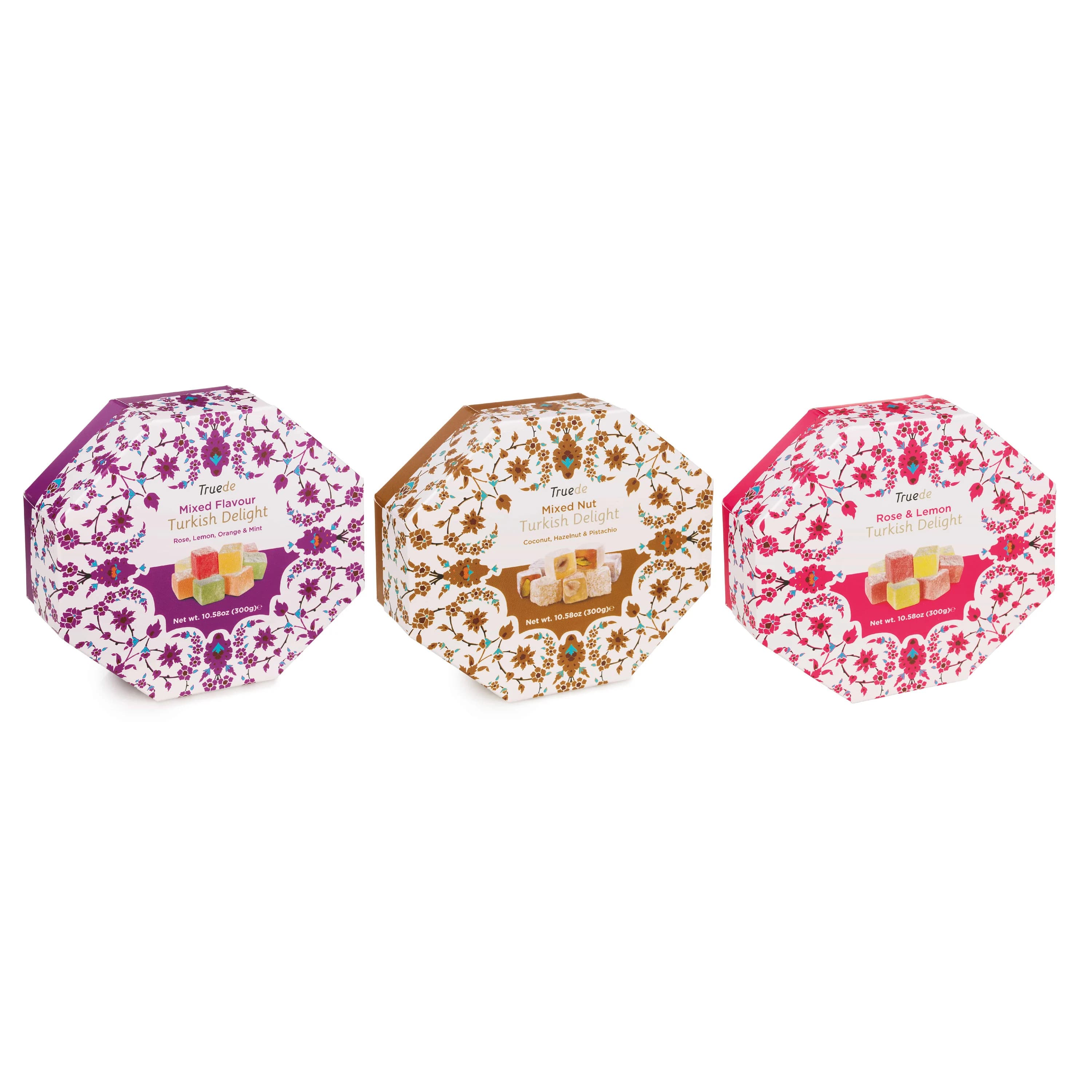Handmade Turkish Delight Gift Set: Vegan, Gluten-Free, Natural Flavors