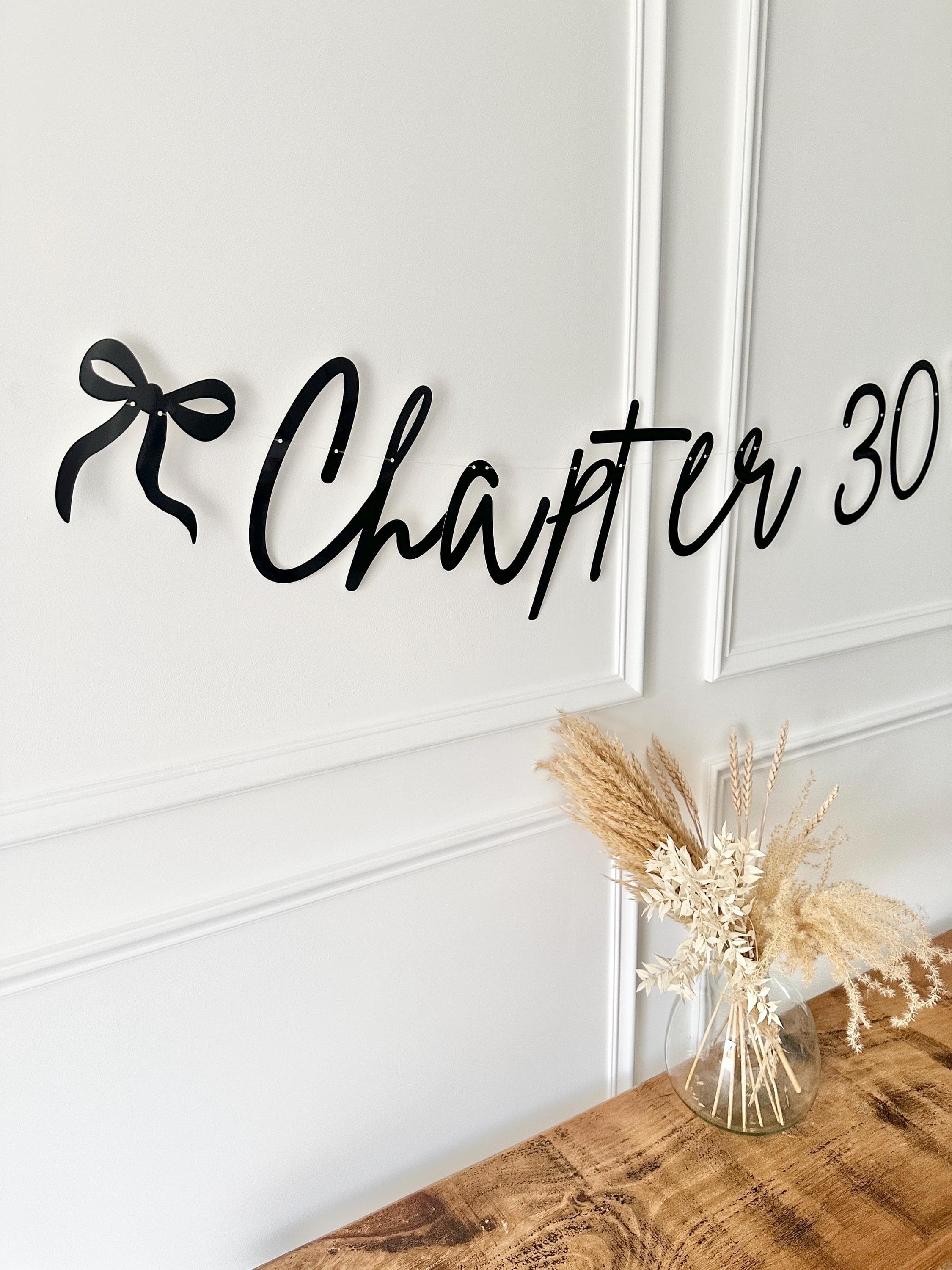 Birthday Sign (any age/colour) 60th Birthday Banner, Turning 60 Banner, 60th Birthday Bunting, Gold Banner, Birthday Decor, Chapter 60 Sign - image 3