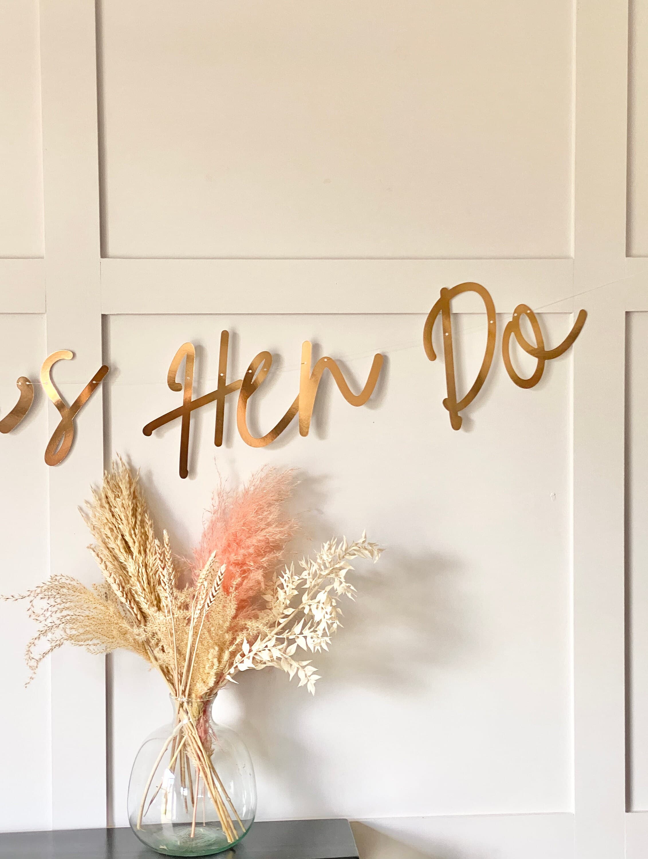 Personalised Hen Party Banner, Bridal Bunting, Hen Do Backdrop, Team Bride, Mrs to be banner, Miss to Mrs, Hen Party Sign, She Said Yes - image 4