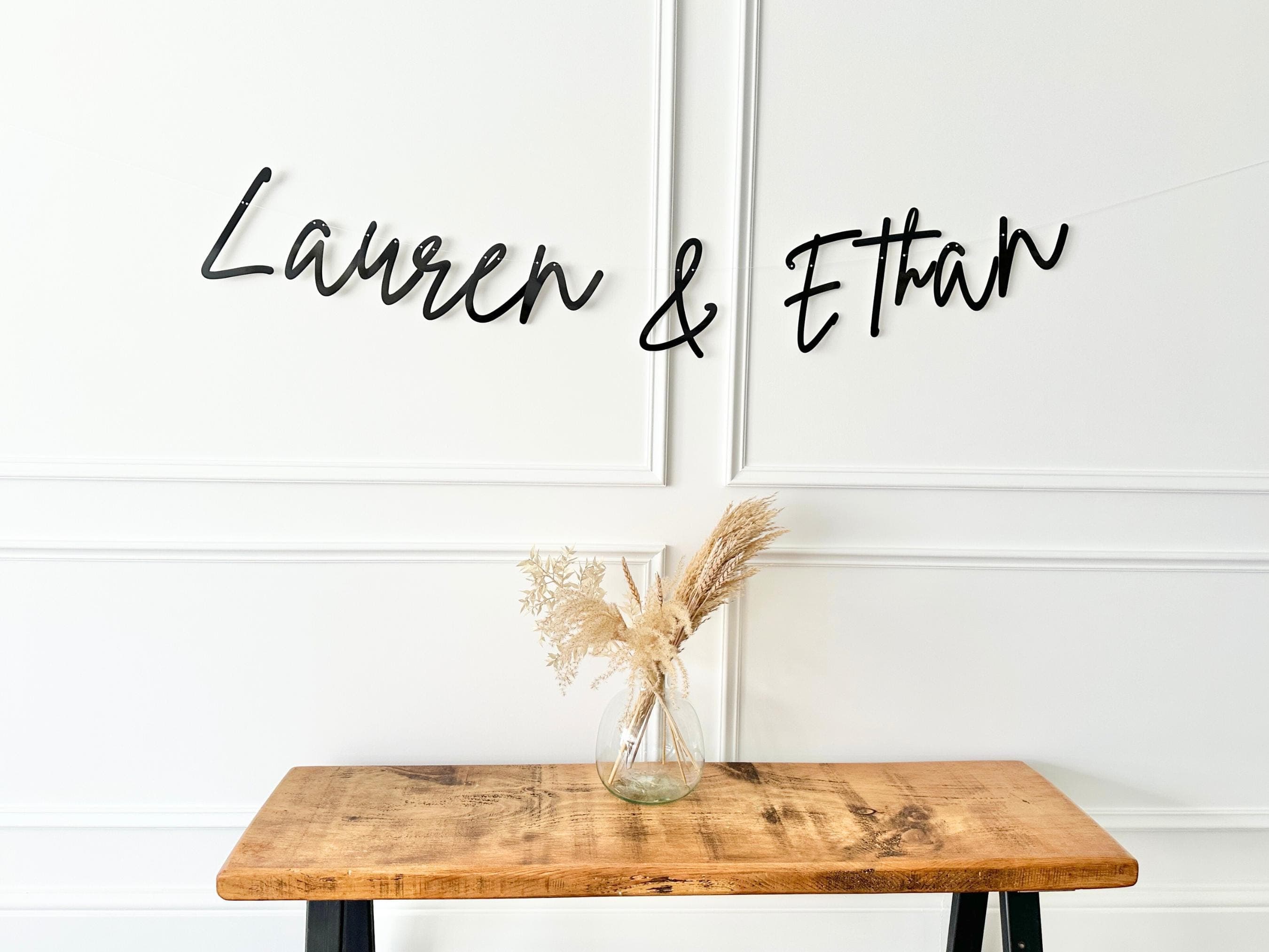 Custom Engagement Banner, Custom We're Engaged Sign, Custom Bunting, Engagement Banner, Name Bunting, Tying the knot Decor, Getting Married - image 3