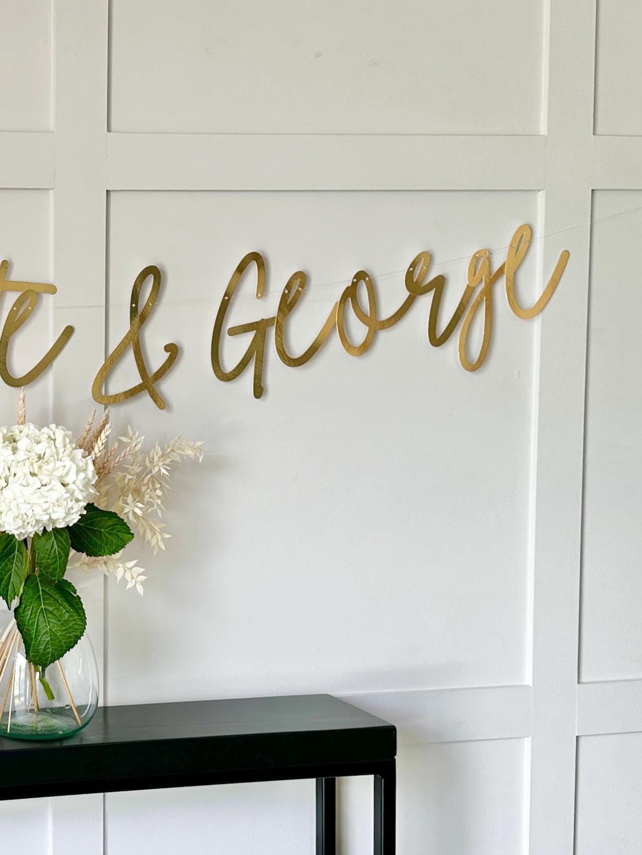 Anniversary Banner, Happy Anniversary, Golden Anniversary Bunting, Anniversary Sign, Anniversary Party Backdrop, Anniversary Decor Garland - image 5