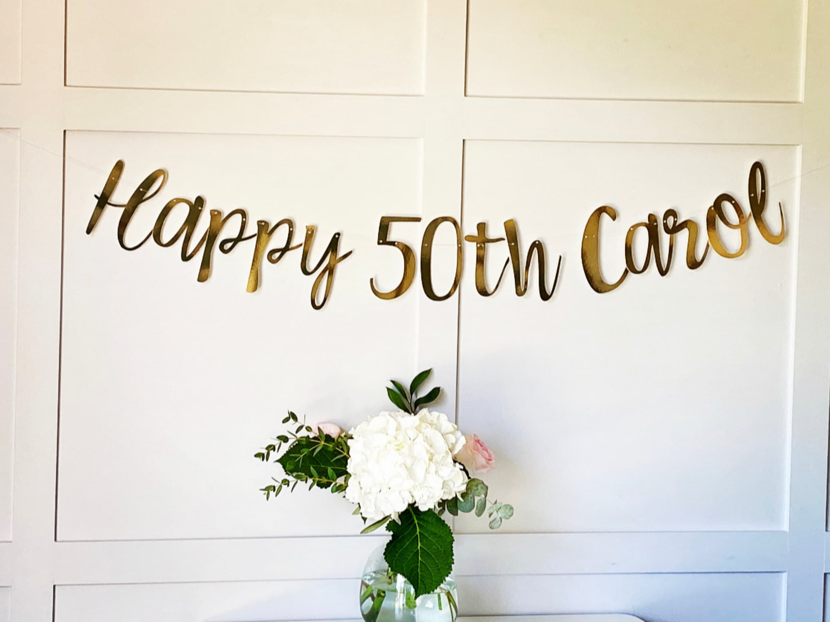 Gold Banner, Customised Banner, Custom Banner, Custom Bunting, Birthday Banner, Name Bunting, Name banner - image 4