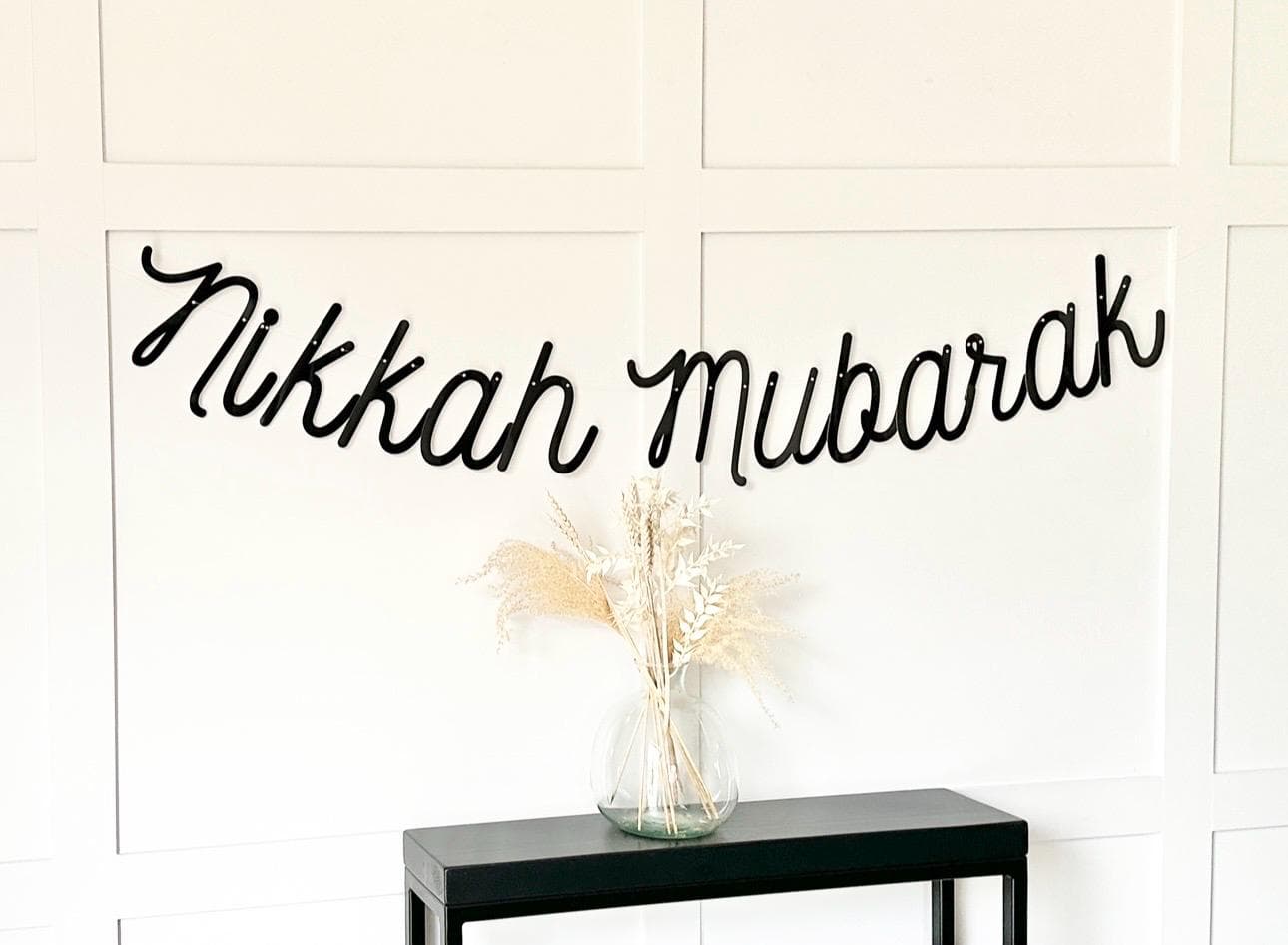 Personalized Metallic Eid Mubarak Banner: Custom Garland Sign - image 4