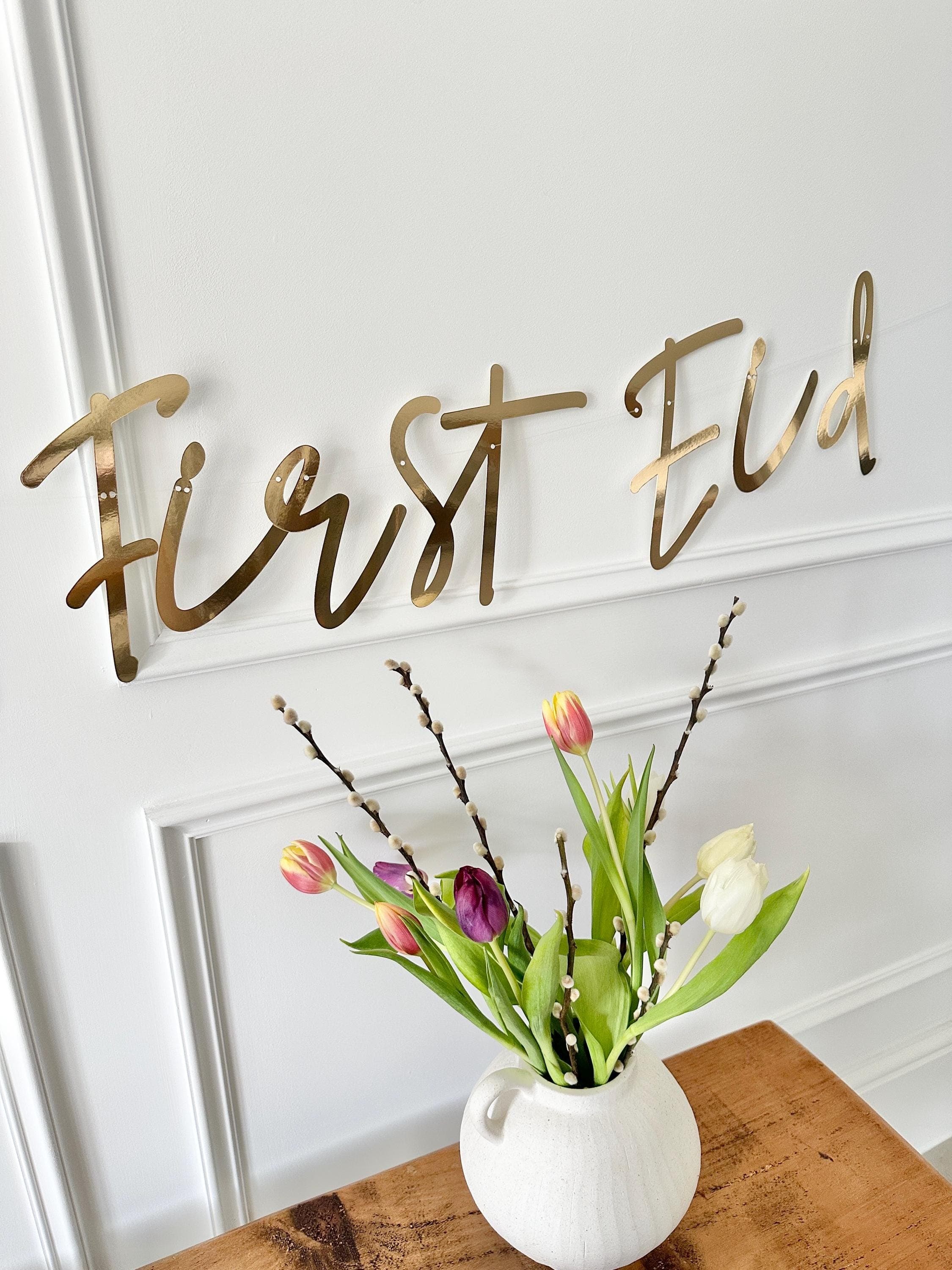 First Eid Backdrop Sign, Custom First Eid, Party Banner, Custom Eid Banner,Personalised First Eid Garland, Custom Eid Bunting, Eid Banner - image 3