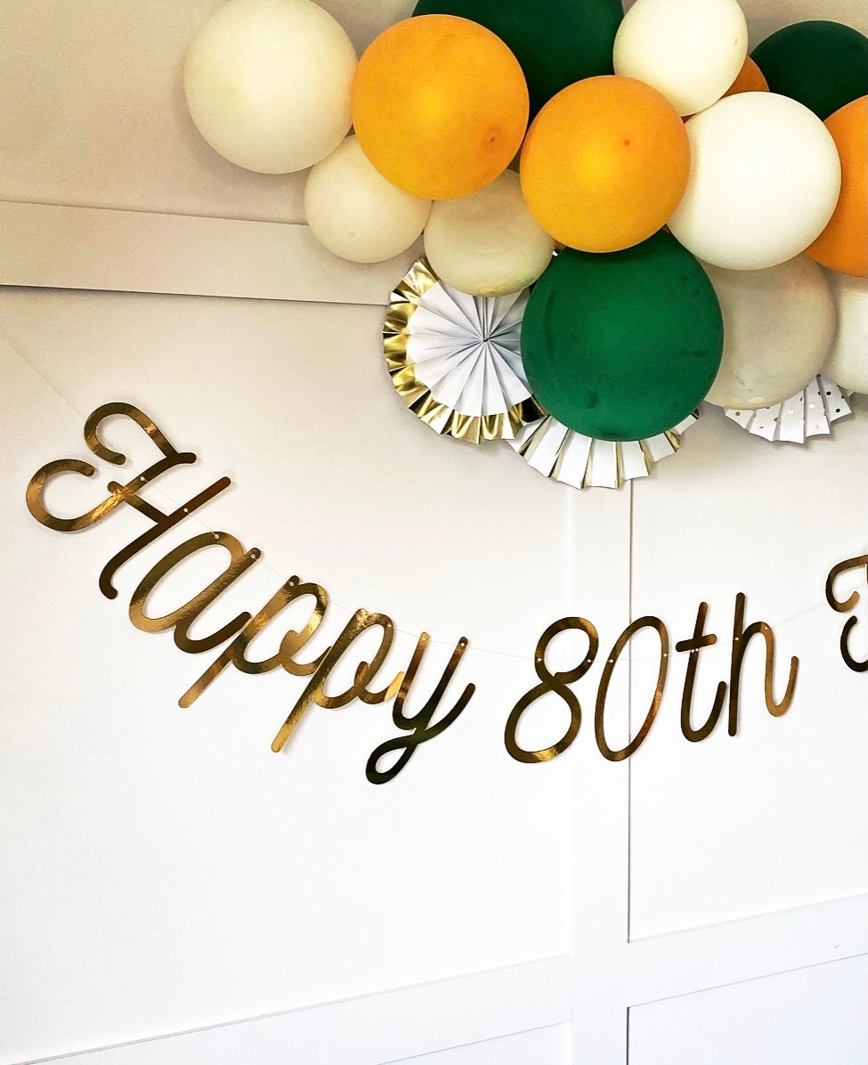 Personalised (any age) Gold 16th Birthday Banner, Turning 16 Sign Backdrop, Sweet 16th Bunting, Custom 16th Birthday Decor, Birthday Sign - image 5