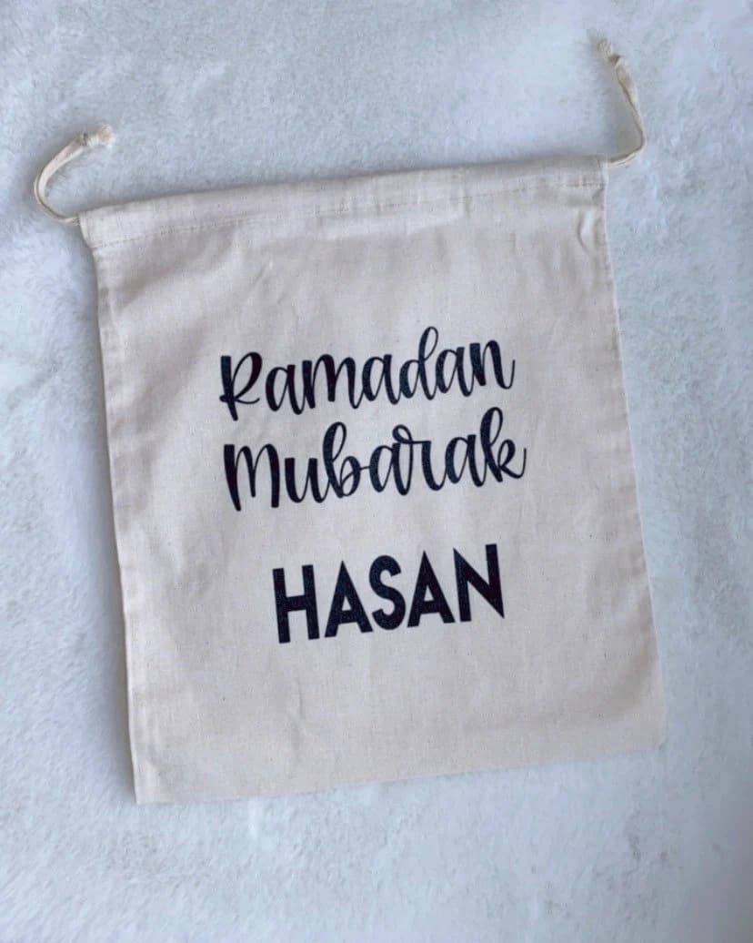 Ramadan Mubarak Bags / Personalized Ramadan Mubarak Bags