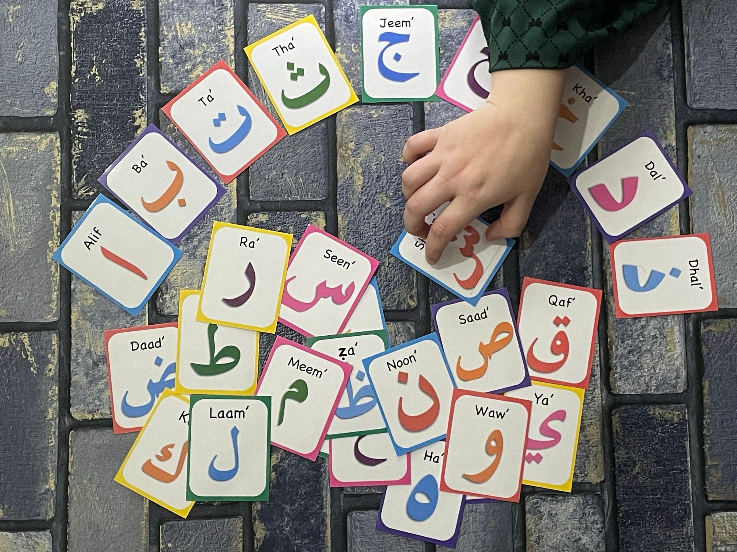 Arabic Alphabet Flash Cards- Alif Ba Ta, Islamic learning, Madrassah, learn Arabic, Arabic flashcards, Islamic gift Kids, Eid gift. - image 3