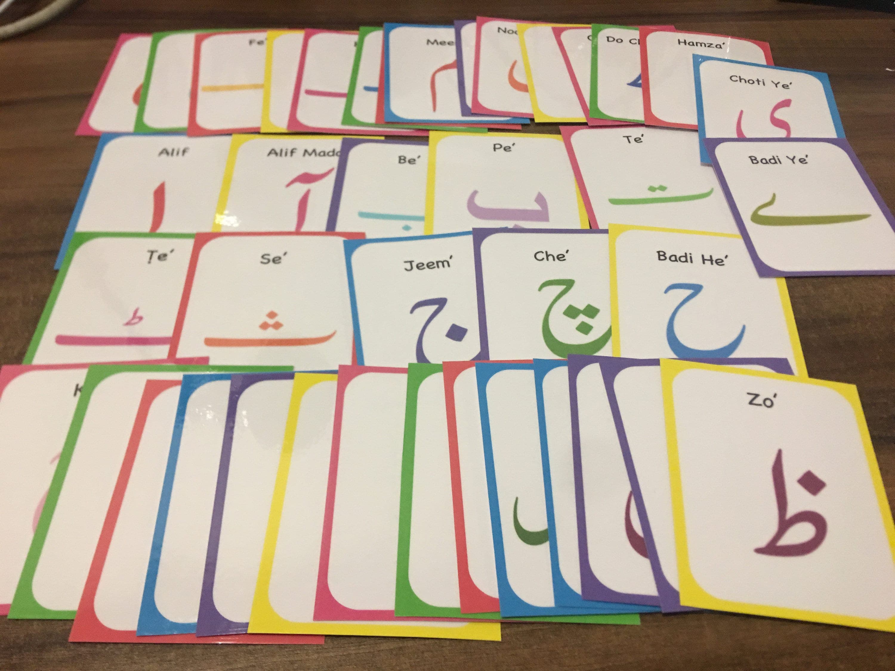 Urdu Alphabet Flashcards! Eid Gift, Learn Urdu, printable, alphabet letters, homeschool, - Instant Download - image 3