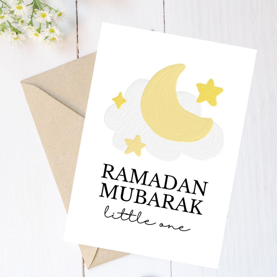 Ramadan Mubarak Greeting Card/envelope, Aesthetic Ramadan Greeting Card,Ramadan Kareem, Ramadan 2025,Islamic Gifts, First Ramadan