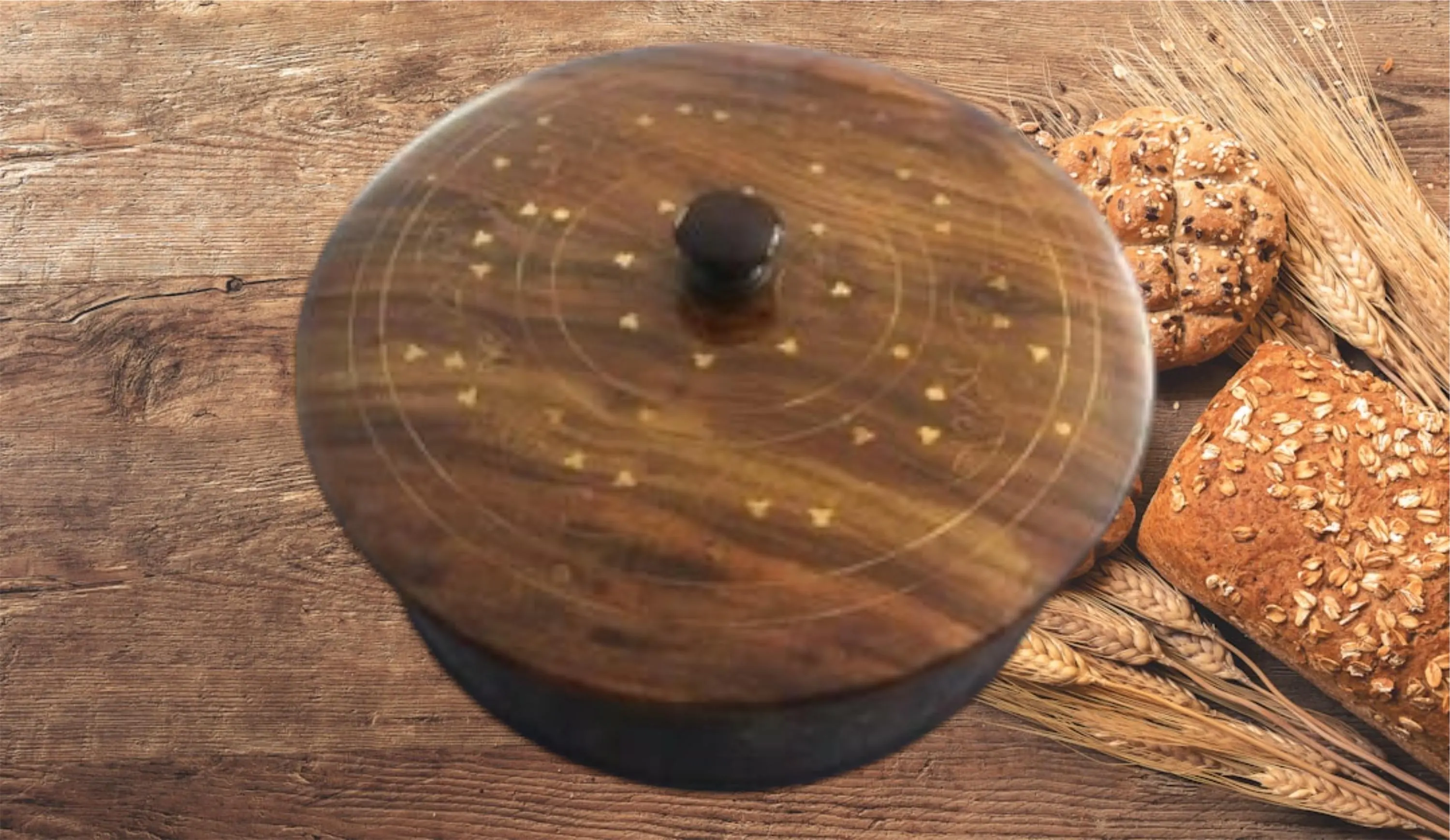 Hand Made Wood Hot Pot, Handmade Hotpots ,Walnut and Rose Wood - Perfect for home décor
