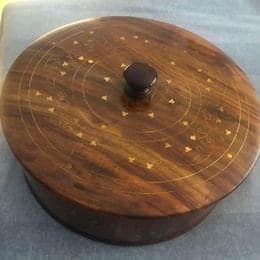 Hand Made Wood Hot Pot, Handmade Hotpots ,Walnut and Rose Wood - Perfect for home décor - image 4