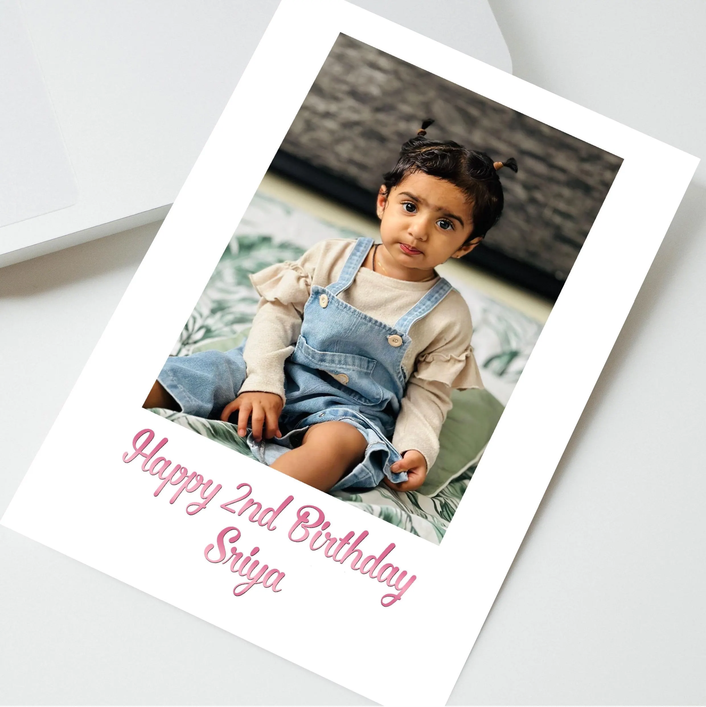 Personalised Photo Birthday Card, Custom Keepsake, Birthday Gift