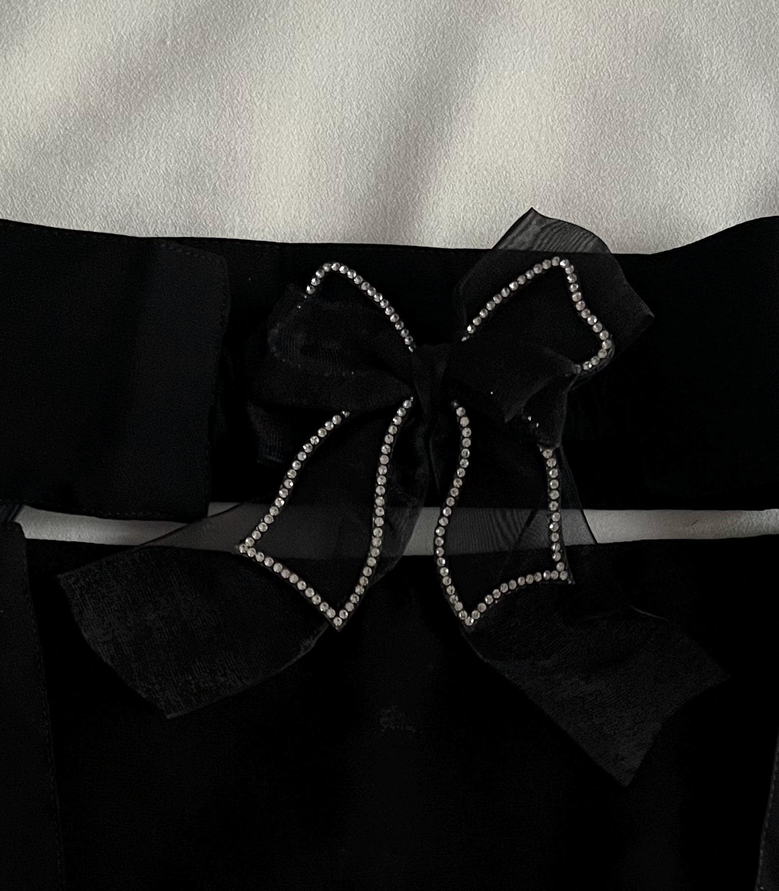 Saudi niqab with bow elastic strap - image 3