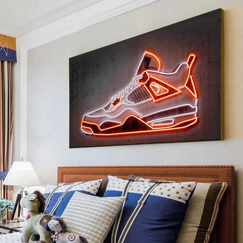 Michael Jordan FRAMED Canvas Wall Art - Choose Size (Ready To Hang) Hypebeast Decor Wall Art Canvas Print - image 4