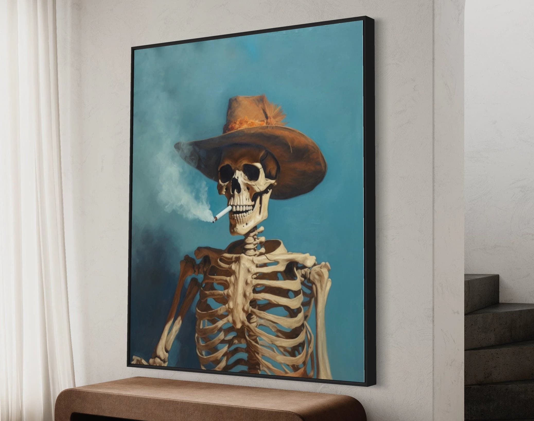 Western Wall Art Decor | SouthWestern Wall Art | Cowboy Art | Modern Cowboy Wall Art | Southern Decor | Dorm Wall Decor | Cowgirl Wall Art