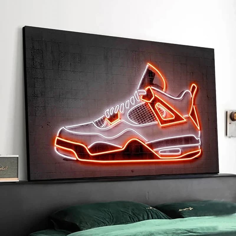 Michael Jordan FRAMED Canvas Wall Art - Choose Size (Ready To Hang) Hypebeast Decor Wall Art Canvas Print - image 5