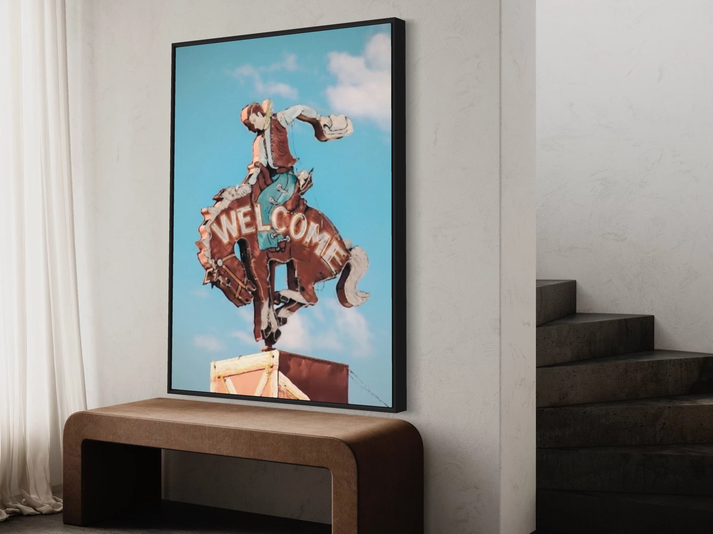 Western Wall Art | Cowboy Wall Decor | Western Decor | Cowgirl Decor | Howdy Typography | Vintage Western Prints | Cowboy Art