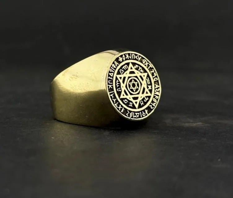 Solomon Ring, Solomon Seal, Jewish Jewelry, Seal of Solomon Ring, Jewish Ring, Custom Sterling Silver Ring, Protective Jewish Heritage Ring - image 3