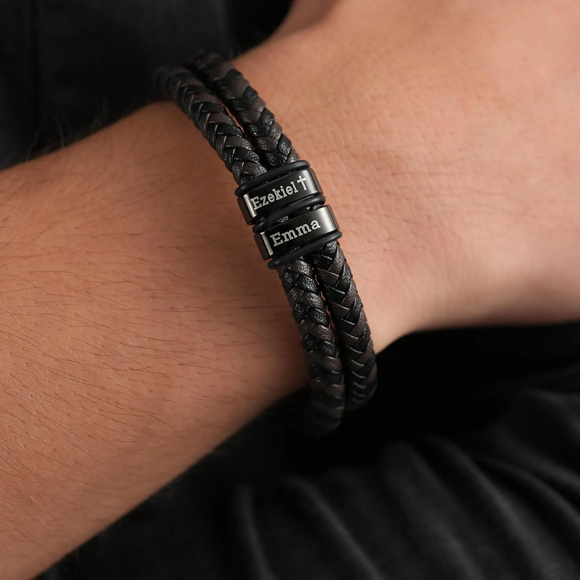 men bracelet, christmas  gift,gift for  dad, dad bracelet with kids name, gift for grandpa