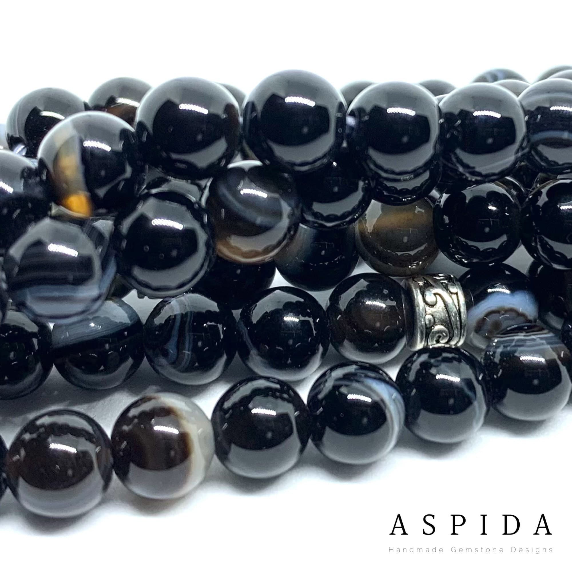 Real Agate Gemstone, Islamic Prayer 99 Beads, Tasbih, Tesbih, Misbaha, Tasbeeh, Sibha, Rosary, Tasbih 99, Tasbih Personalized 6mm, Premium - image 5