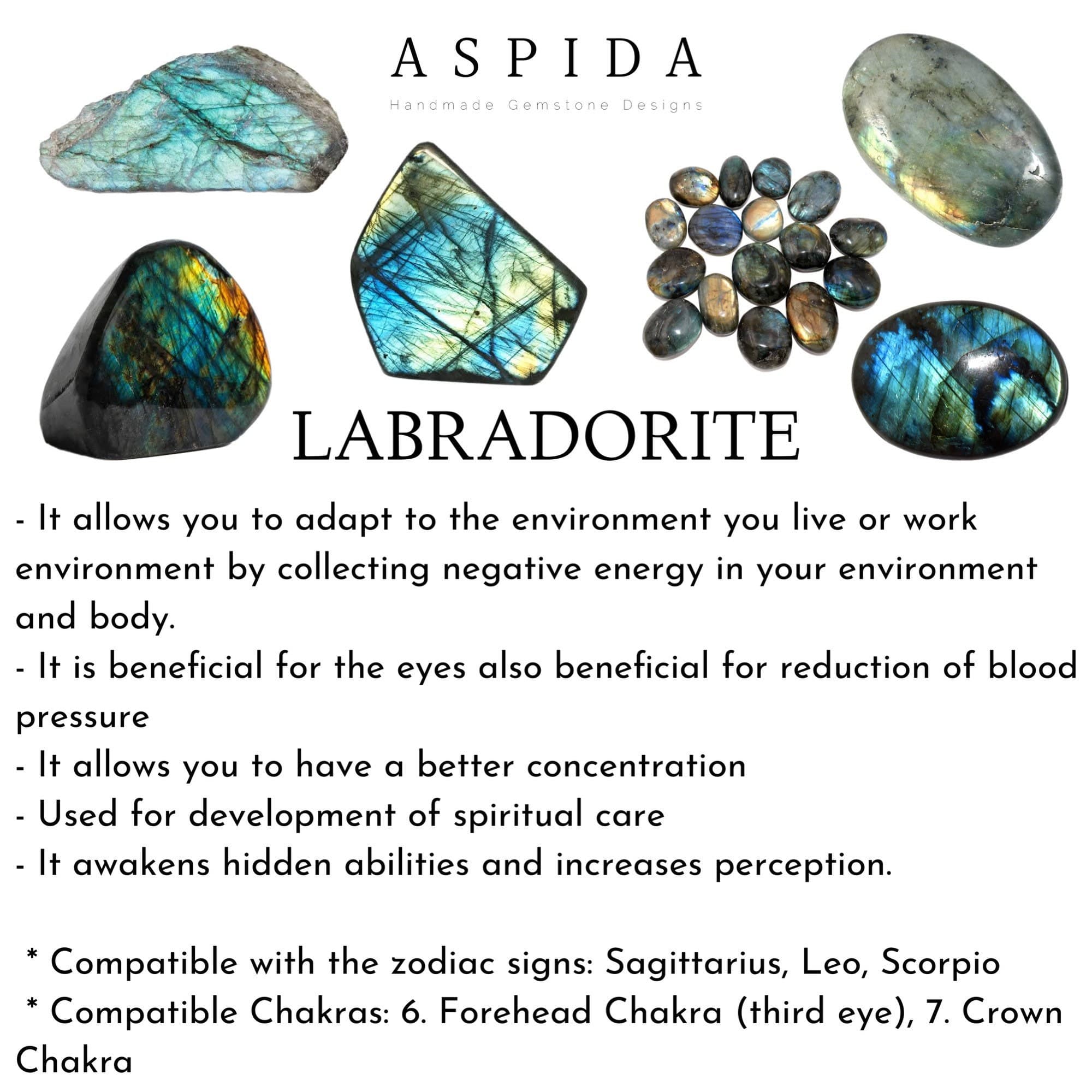 Real Labradorite Stone Natural Crystal Gemstone Personalized Tasbih 33, Prayer Beads, Tesbih, Misbaha, Tasbeeh, Sibha, Rosary, Premium Quali - image 5