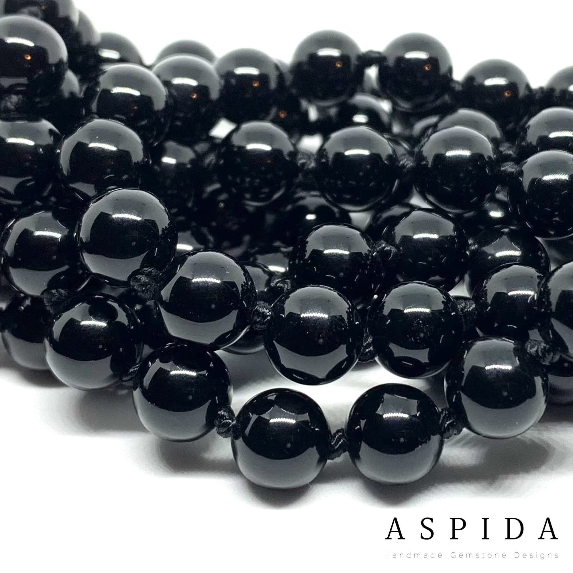 Real Onyx Gemstone Mala Spiritual Necklace, Hand Knotted 108 Mala Beads, 108 Mala Beads, Mala Tassel Necklace, Japa Mala, Meditation Mala - image 5